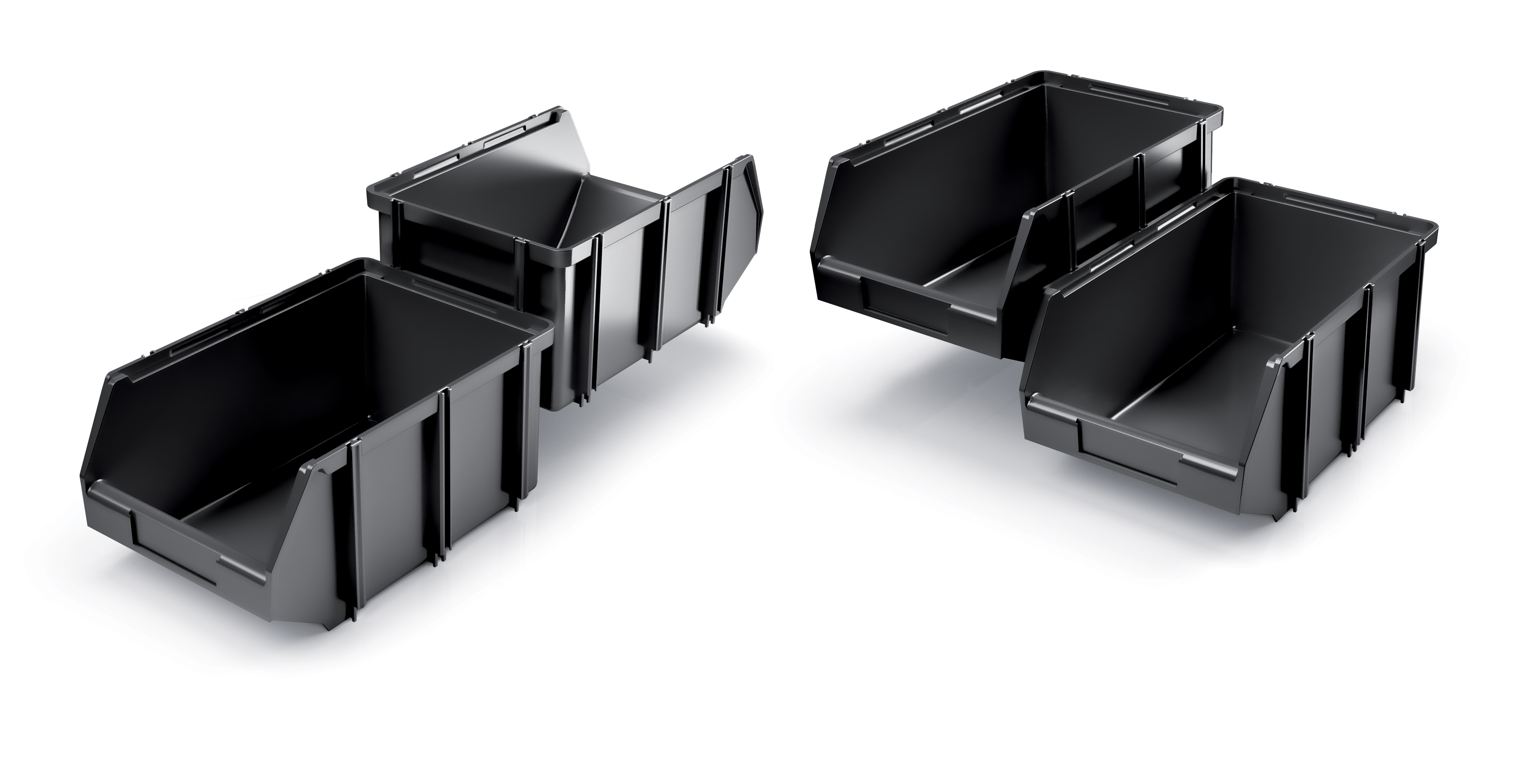 KISTENBERG Kuweta warsztatowa Click Box 45 - KCB45 - czarny