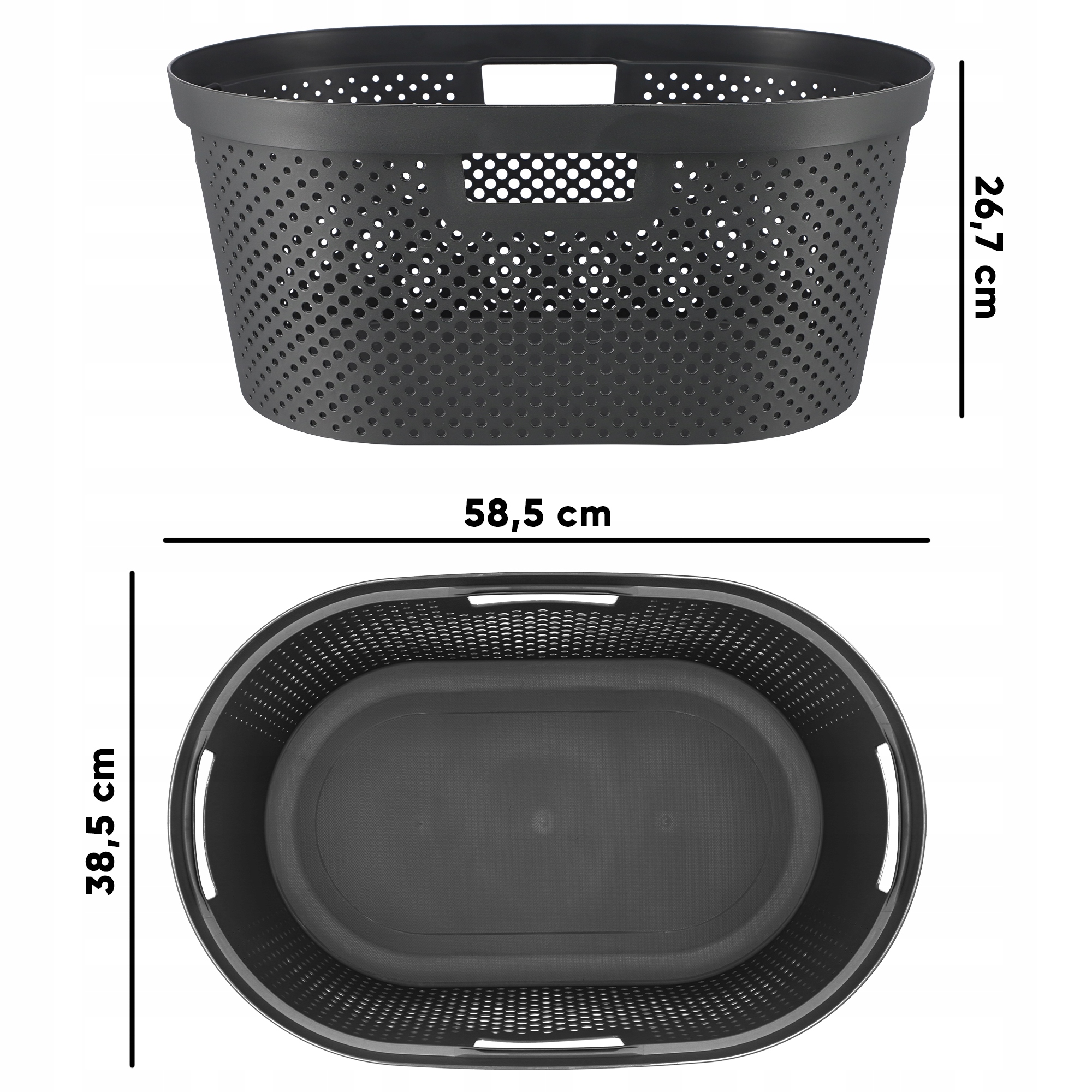 Pojemnik na bieliznę Curver Infinity 40L ciemnoszary