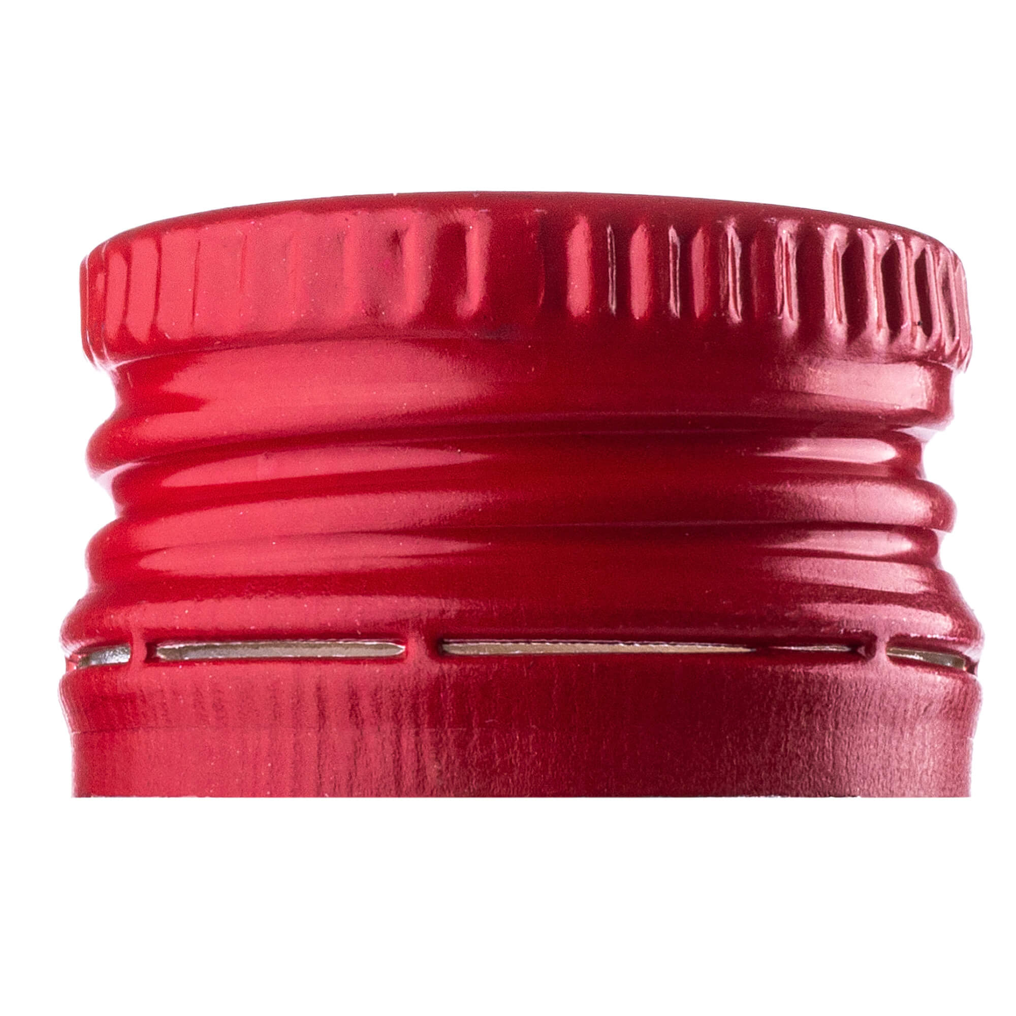 Aluminiowa zakrętka do butelek Annot fi 28mm czerwona 100 szt.