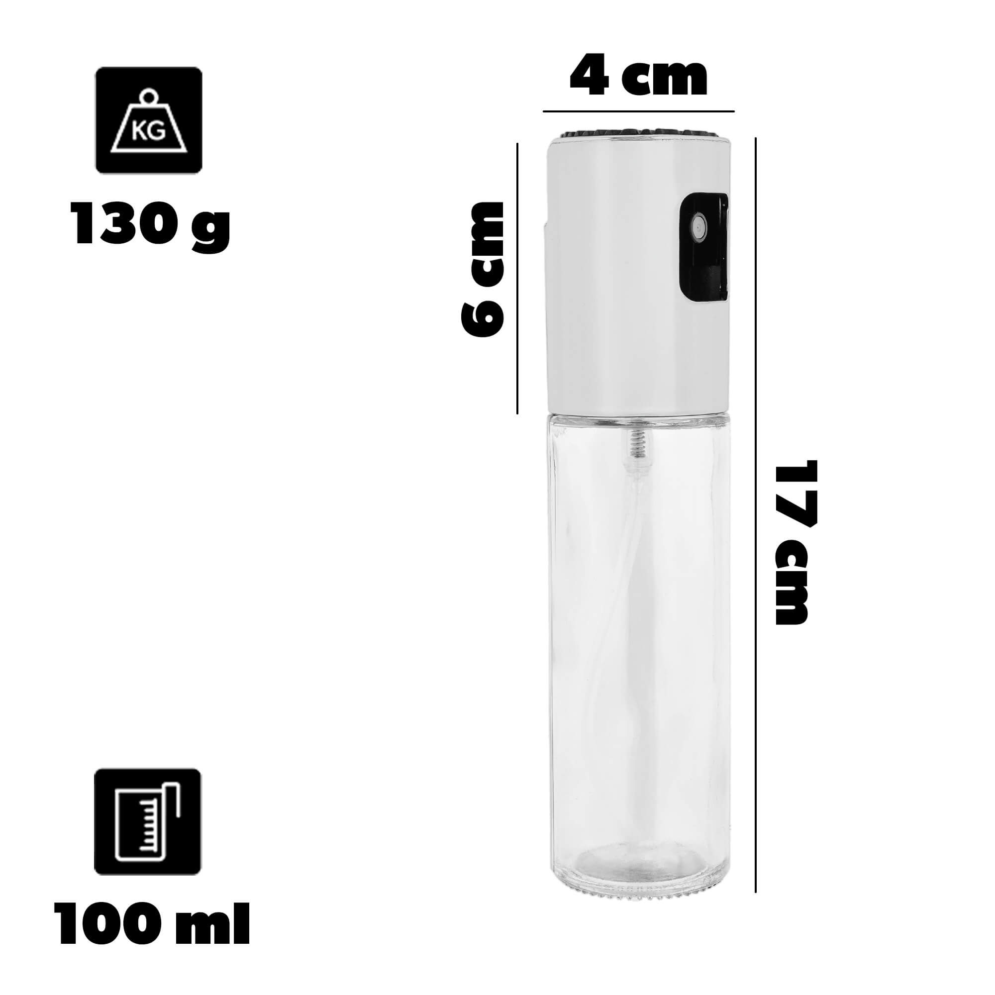 Spryskiwacz do oliwy Zevio 100ml srebrny