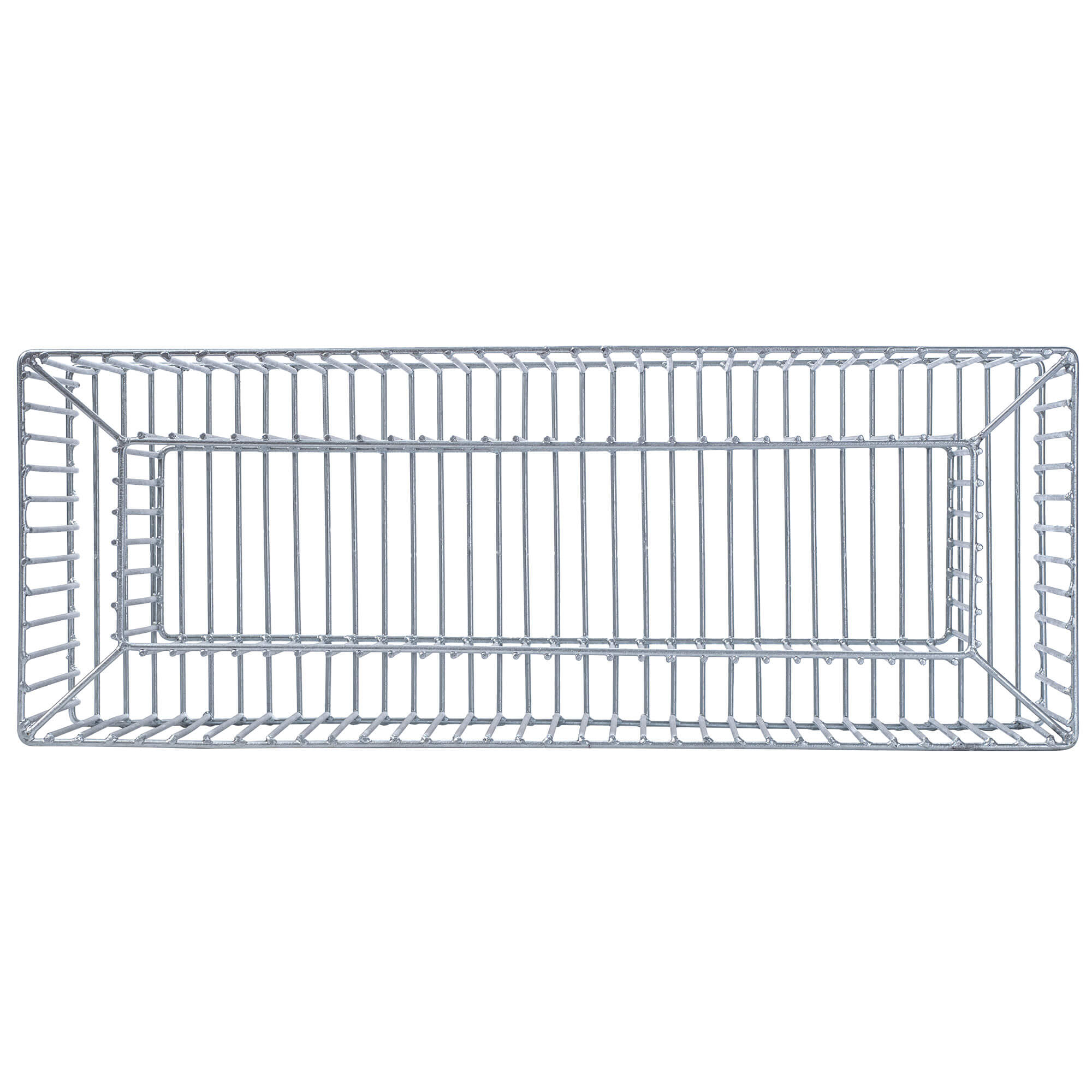 Donica stalowa gabionowa 25 x 72 cm