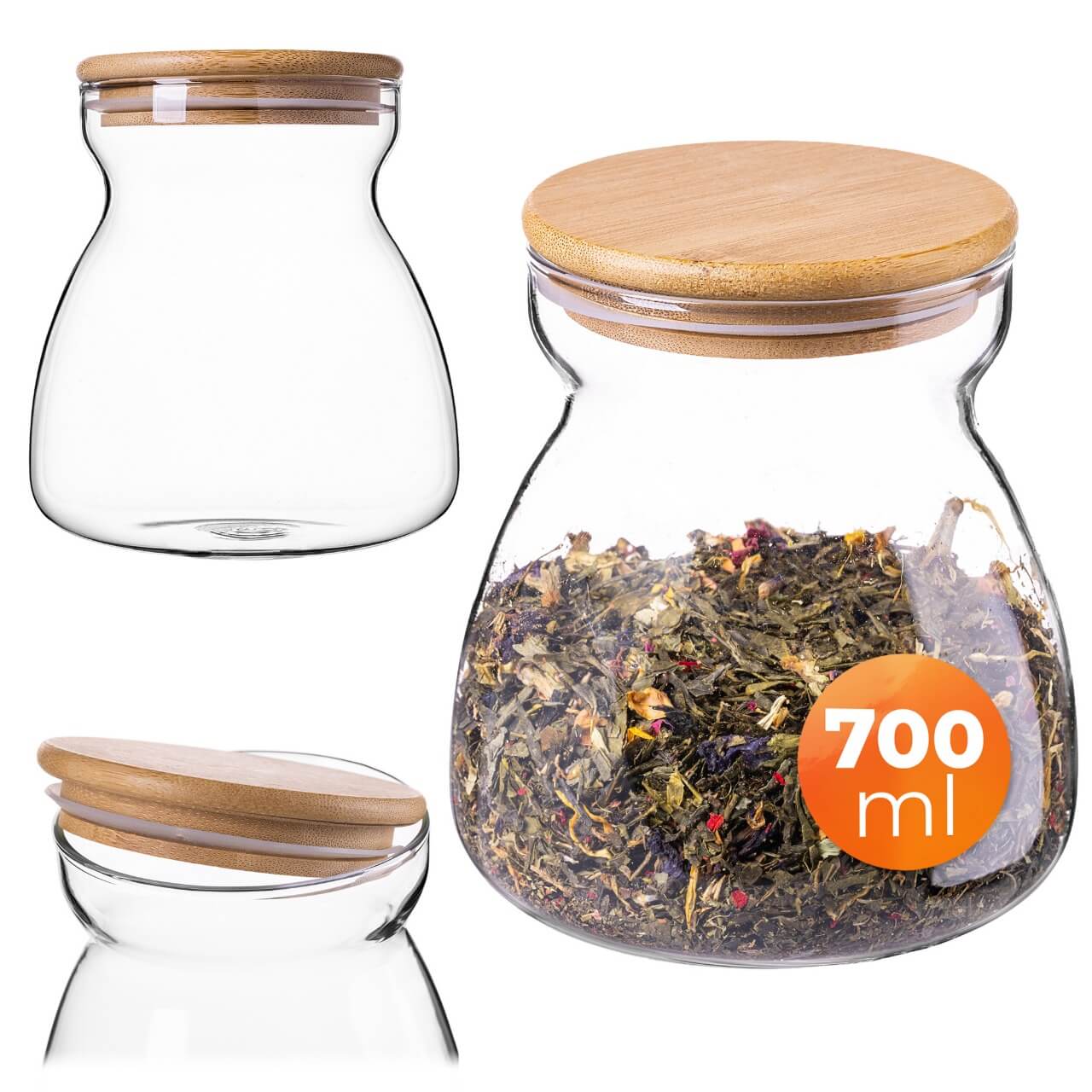 Szklany pojemnik do przechowywania Menaio 700 ml 1 szt.