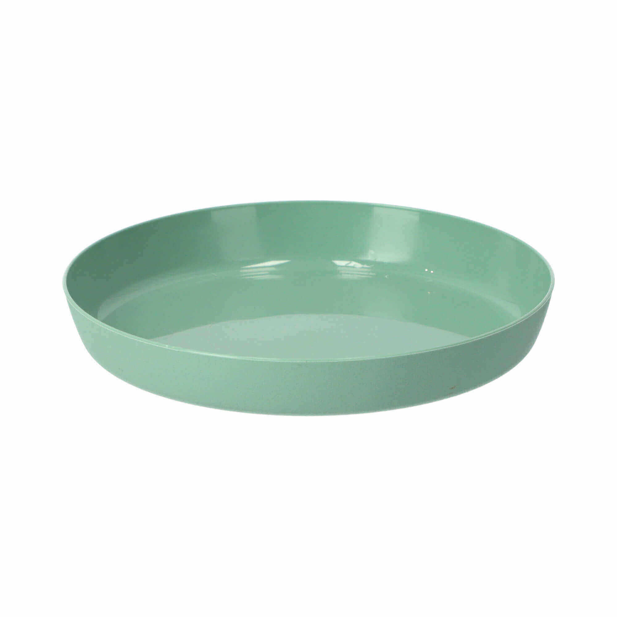 Doniczka Agen z podstawką 12 cm, matowa zielona