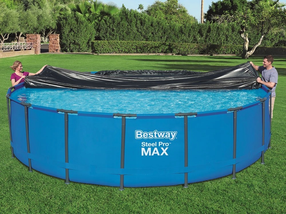 Pokrywa do basenu stelażowego 555 cm Bestway 58039
