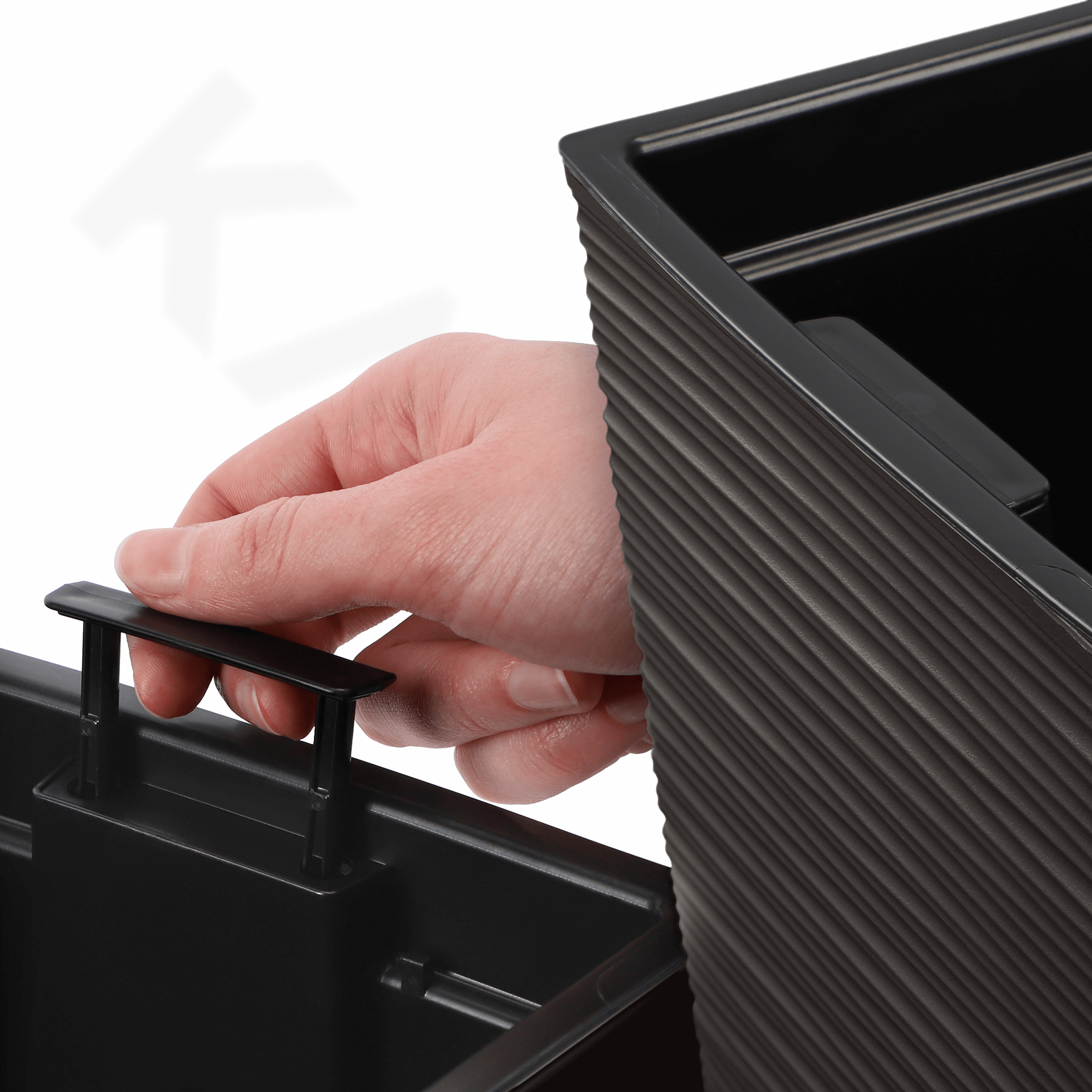 Donica ogrodowa Sorbo dłuto 56 x 19 cm, mokka