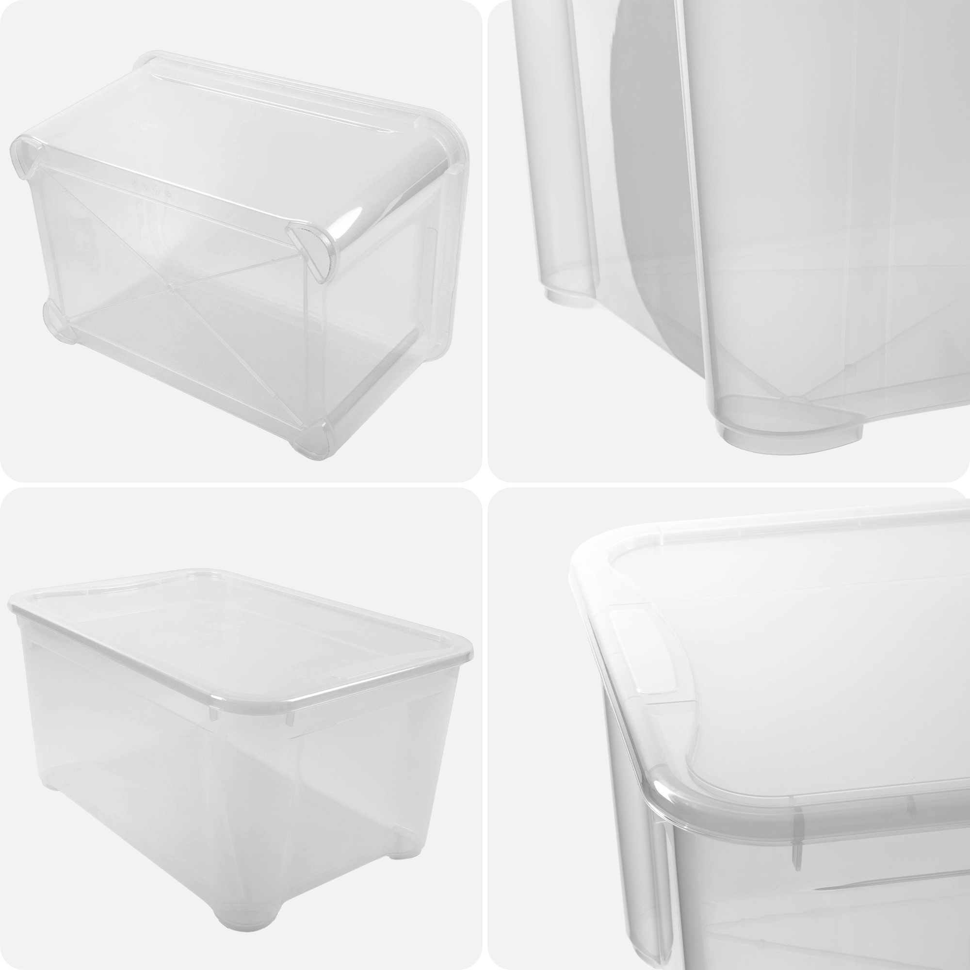 Pojemnik z przykrywką 47L Curver T Box, transparentny
