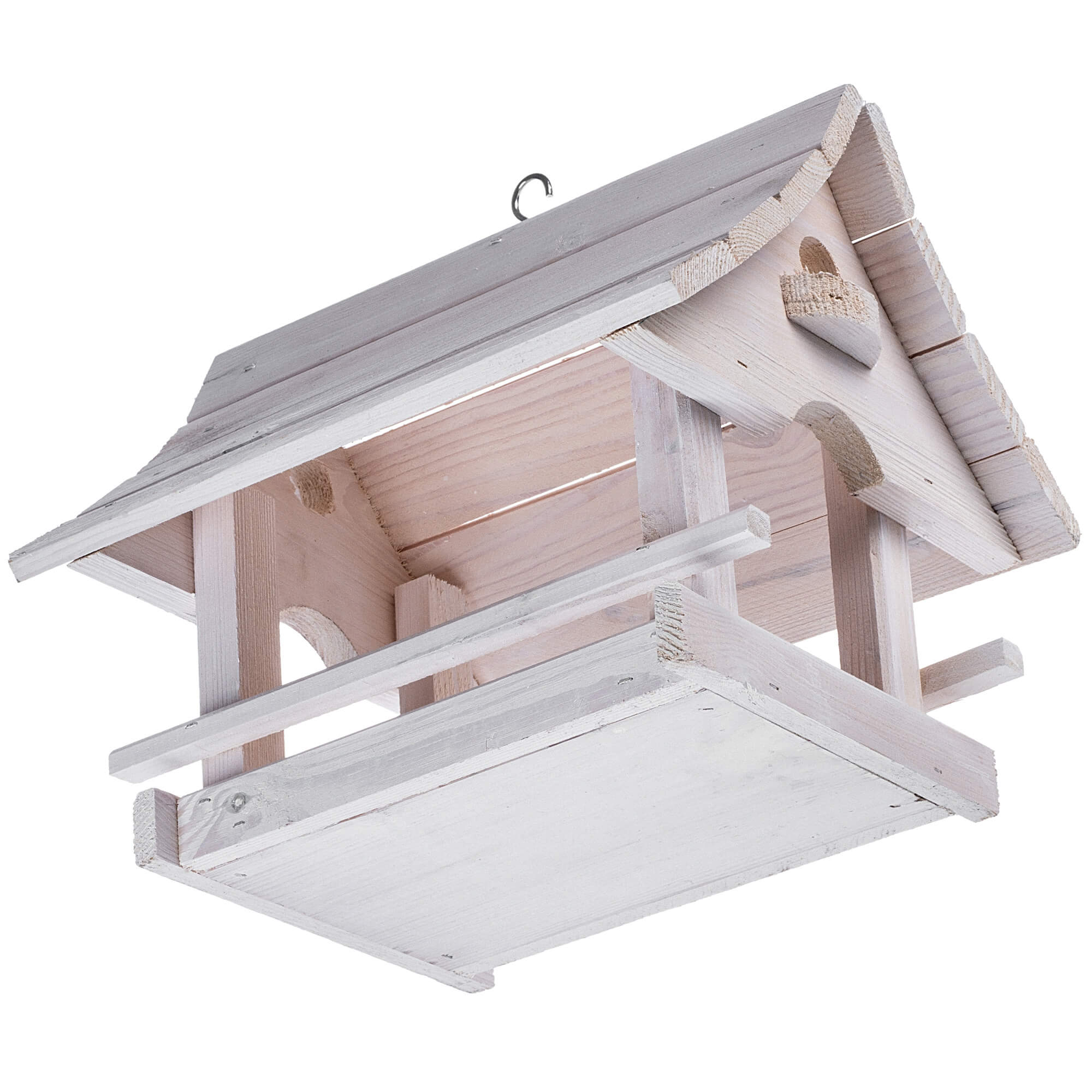 Karmnik dla ptaków Arbis domek 30 x 25 cm biały