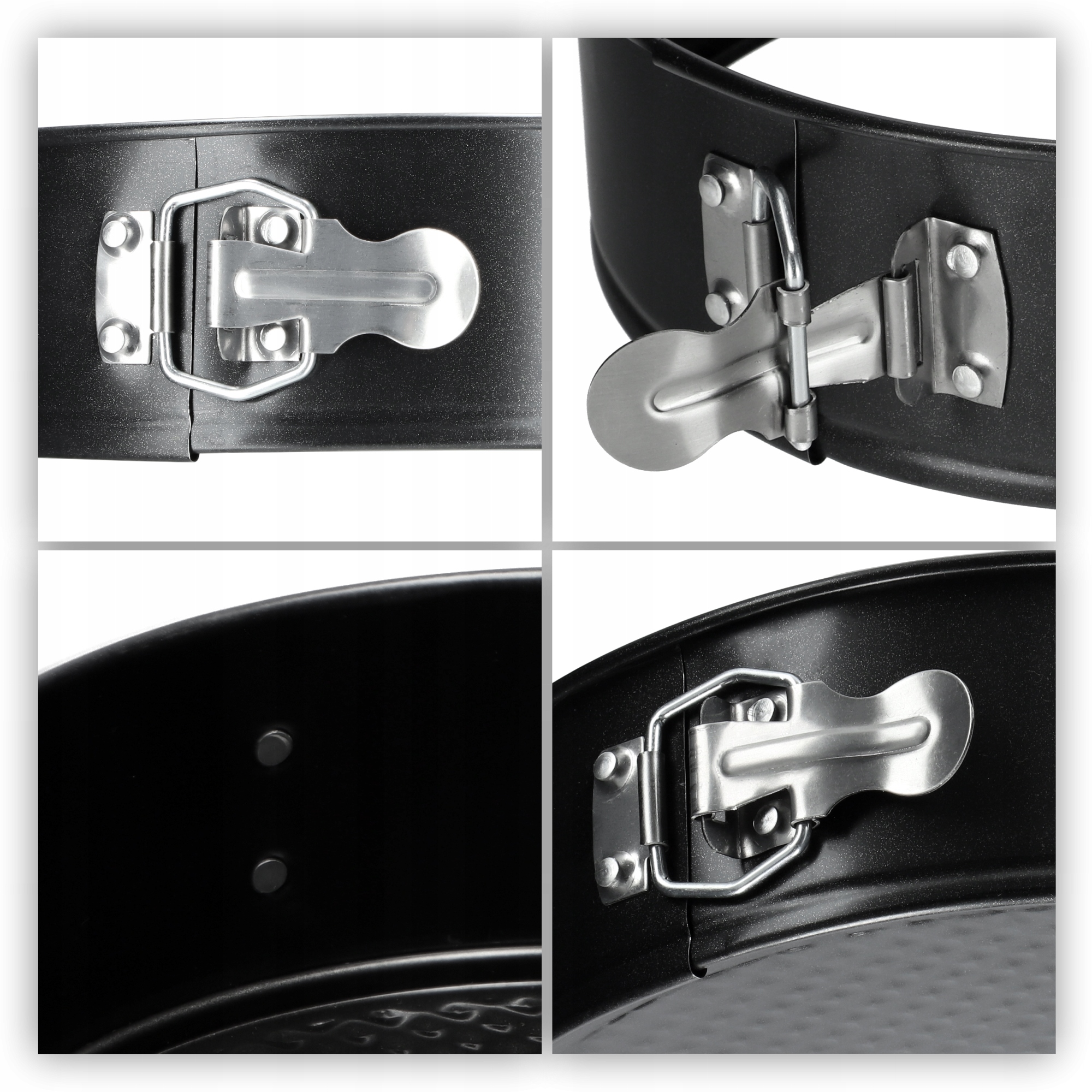 Tortownica okrągła Lodi 26 x 7 cm, czarna