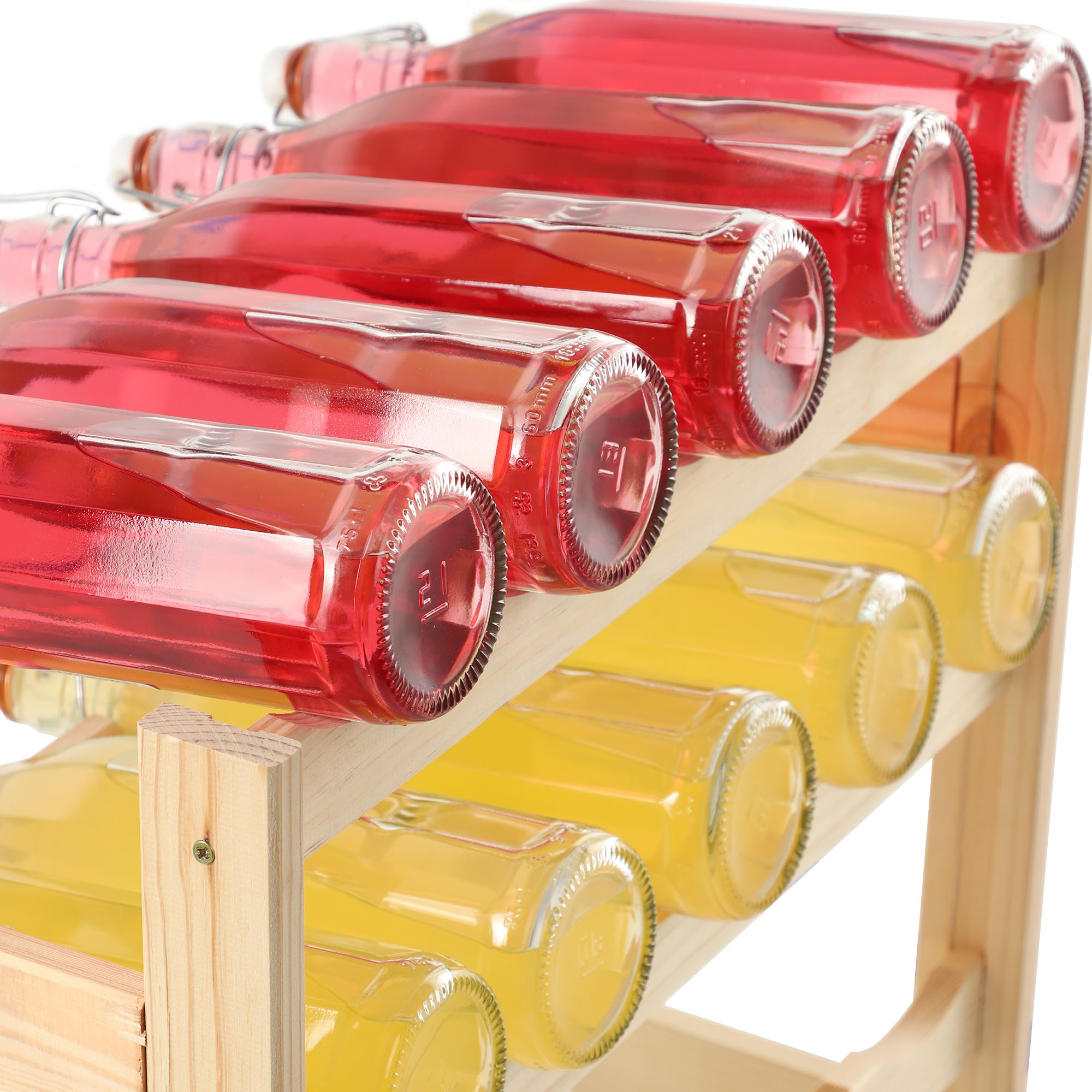 Drewniany regał na wino Carpi 54 x 25 cm