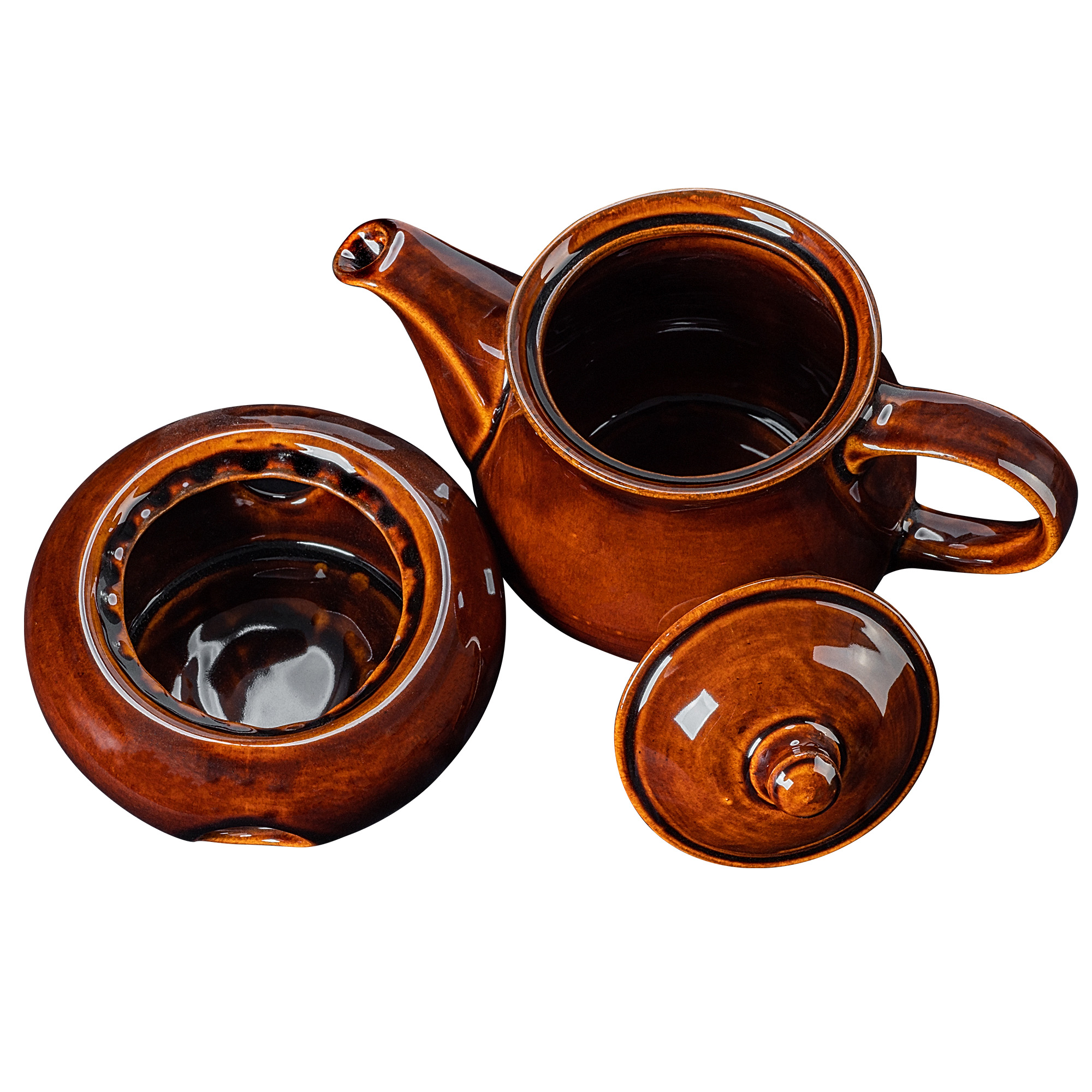 Zestaw kamionkowy do grzanego wina Olympia, z napisami