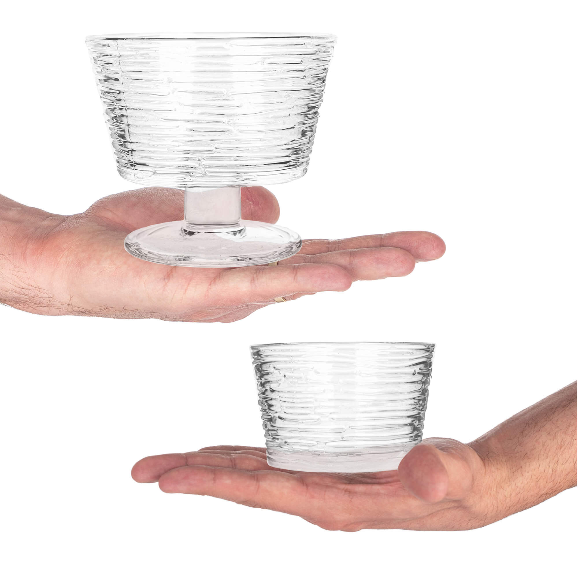 Pucharek do lodów Torza 290ml wzór kora 12 szt.