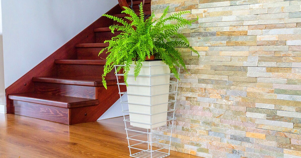 Kwietnik stojący na doniczkę 26 x 51 cm, biały