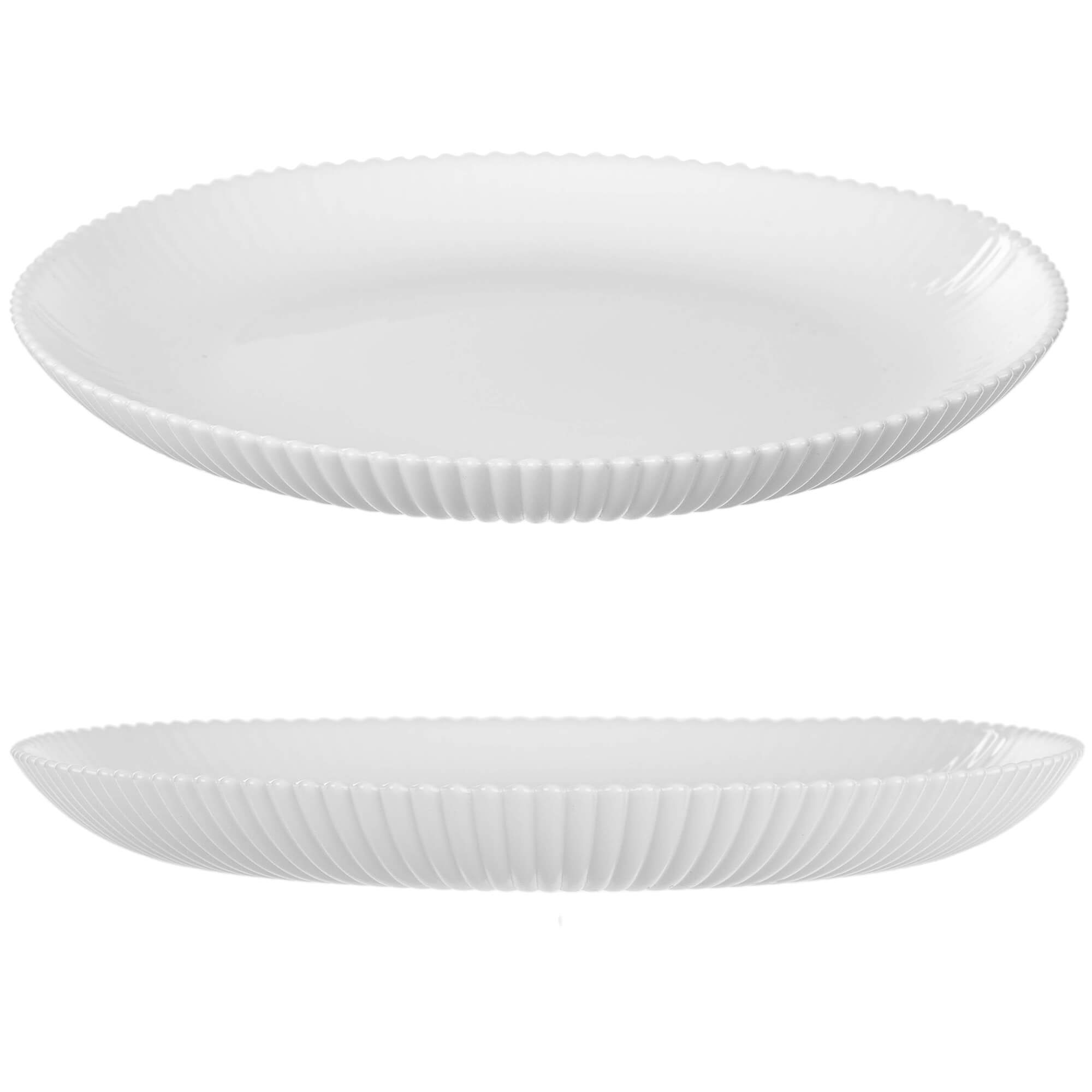 Talerz deserowy Regno 19 cm biały 1 szt.