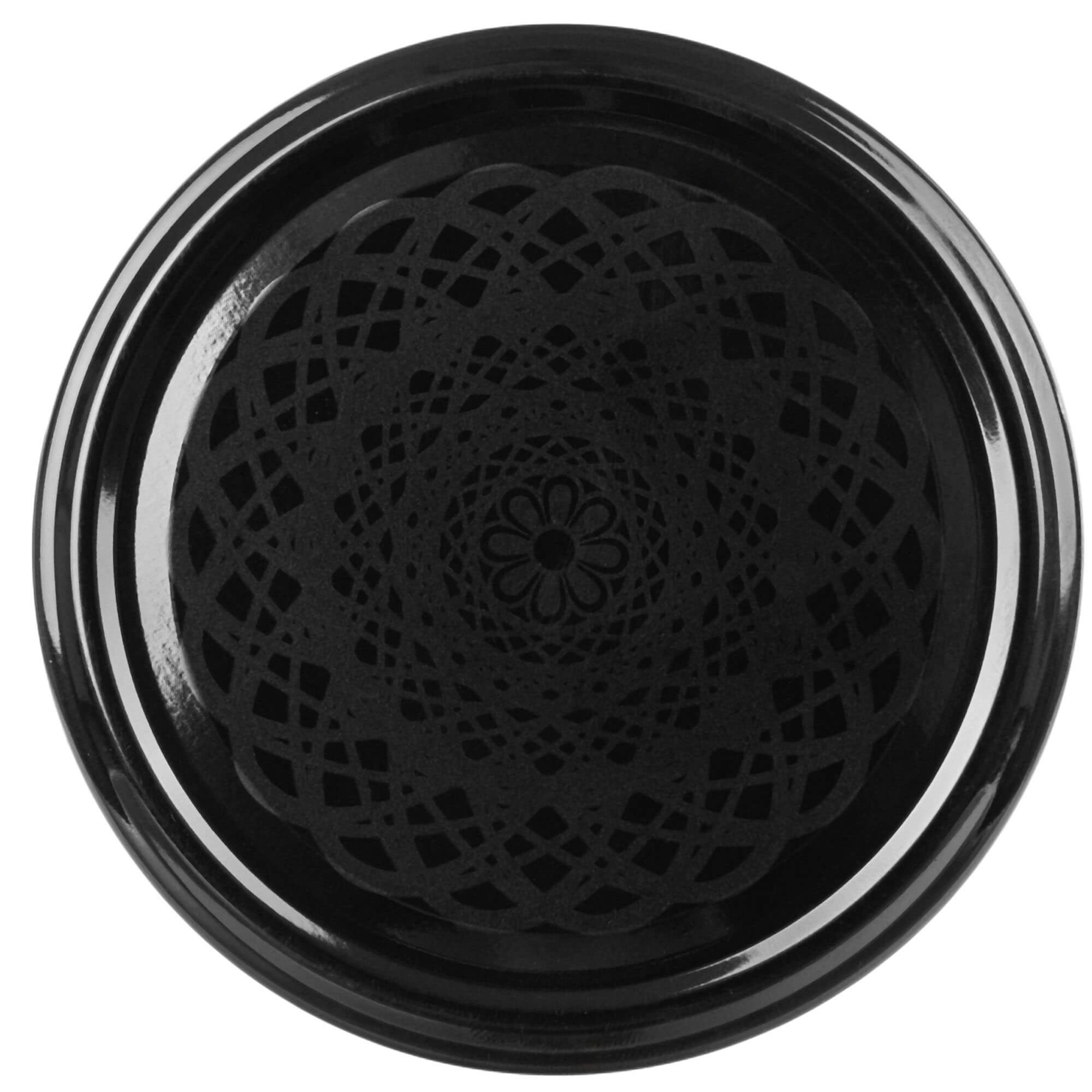 Metalowe wieczka do słoików Sturko 100szt fi 89mm "Czarna koronka"