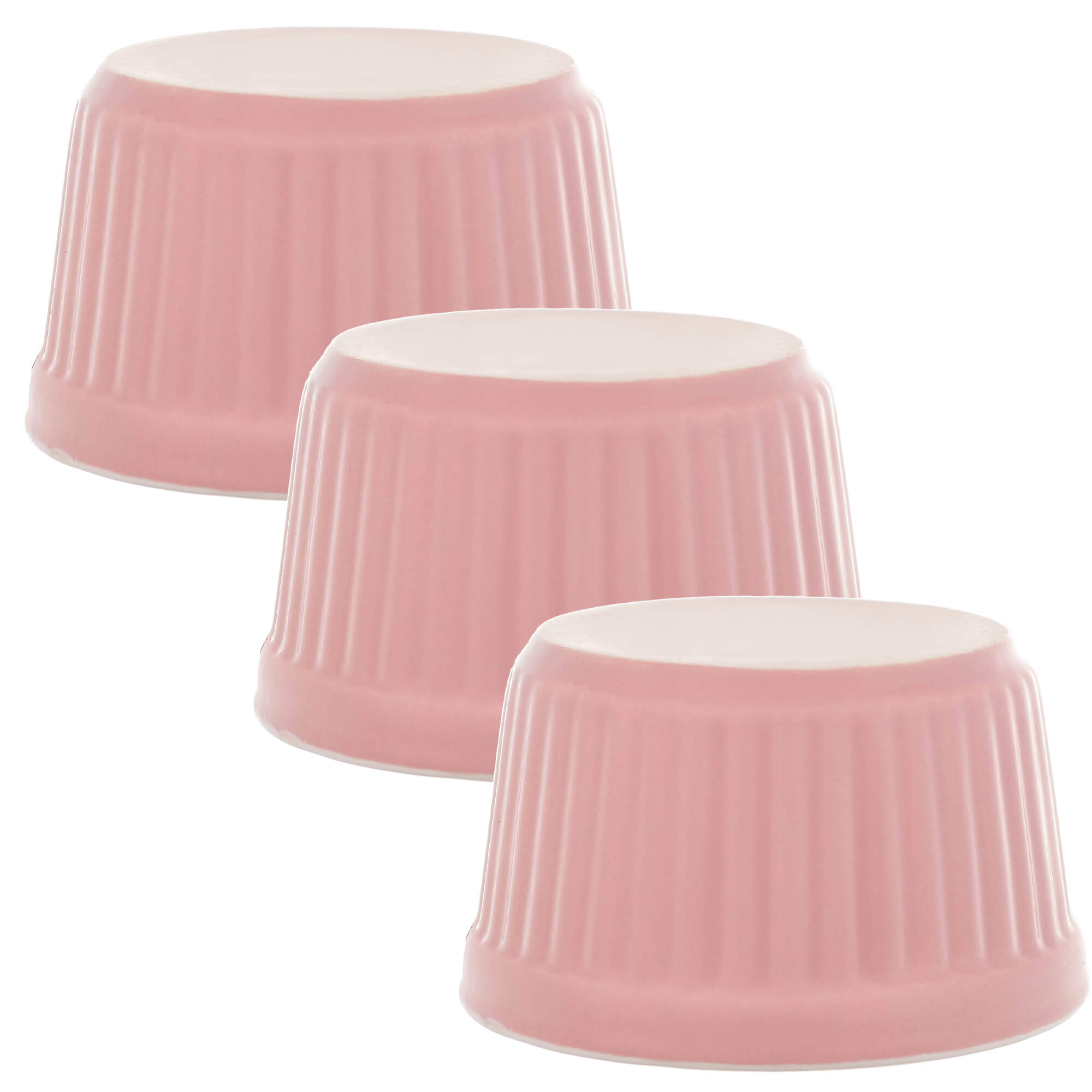 Naczynie ceramiczne do zapiekania Maes 9 x 5 cm różowe 3 szt.