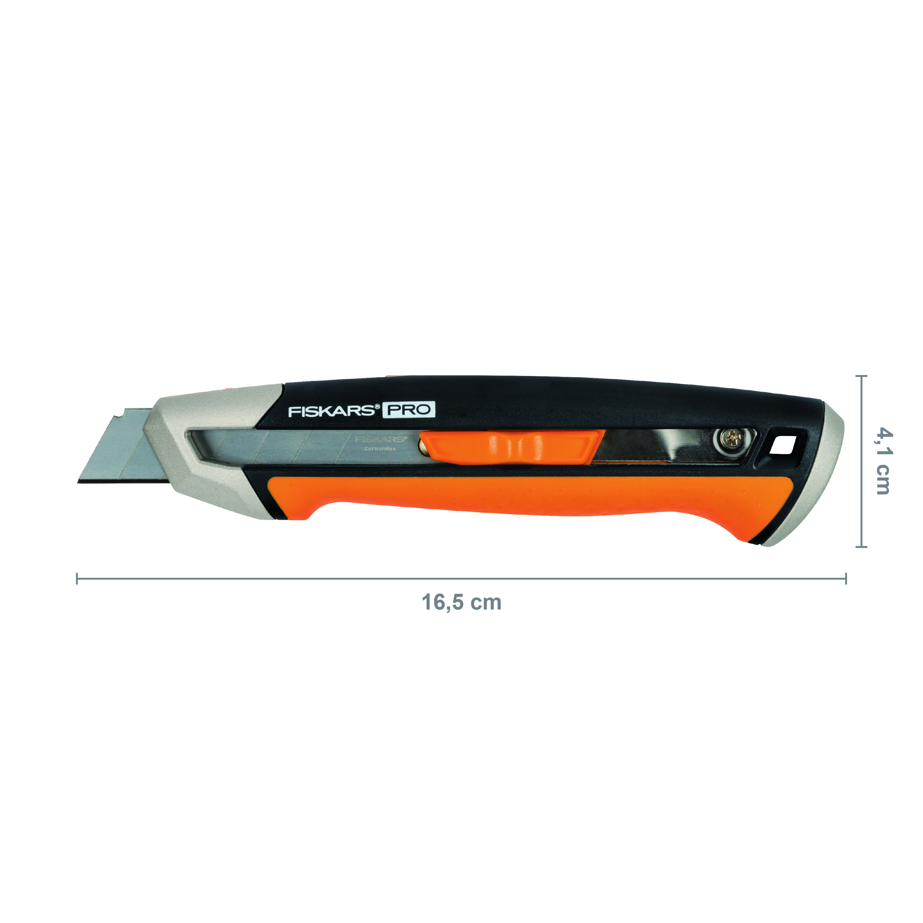 Fiskars 1027227 CarbonMax Nóż uniwersalny z ostrzem łamanym 18 mm