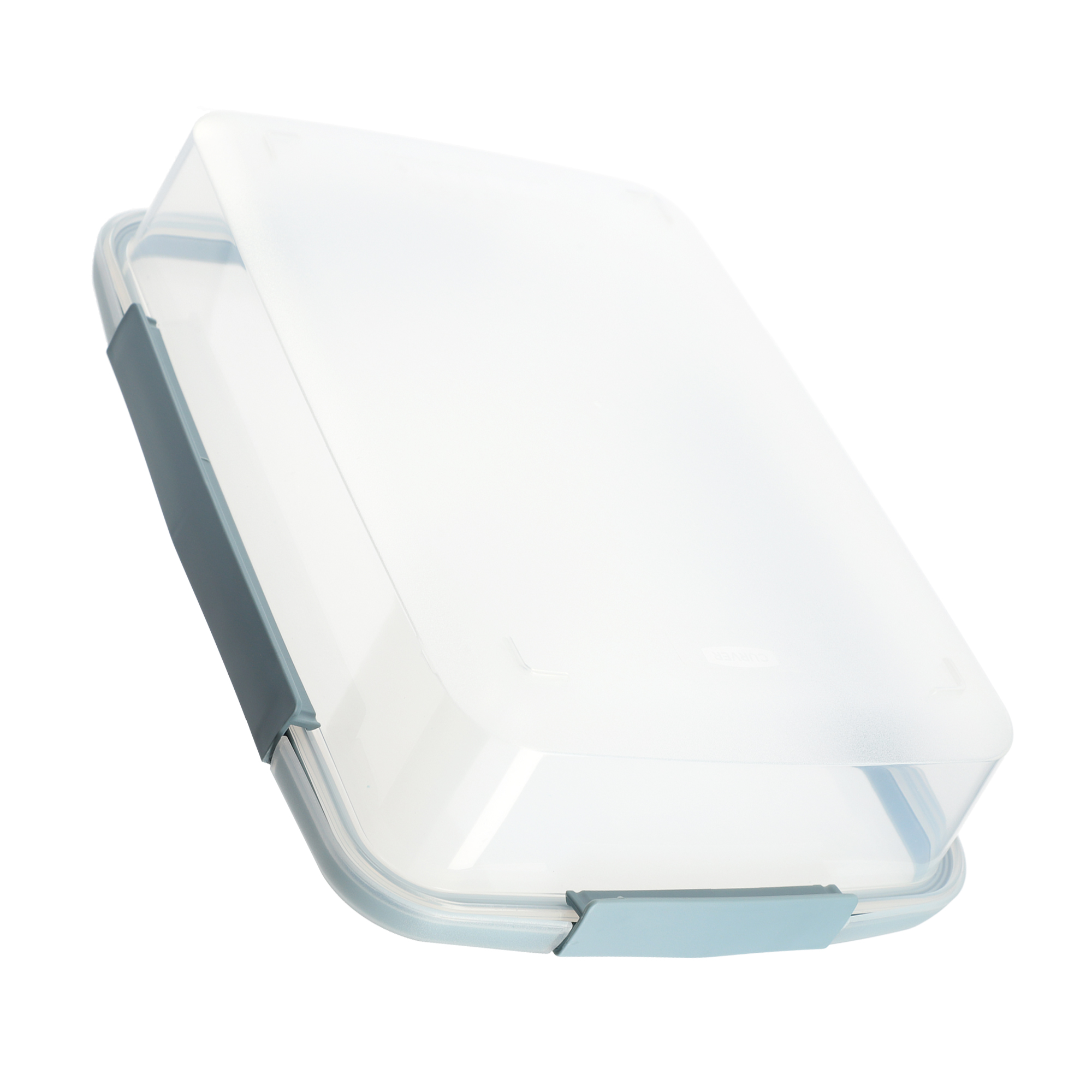 Pojemnik na żywność 3.5L Curver Smart Fresh Eco, szarobłękitny 33cm
