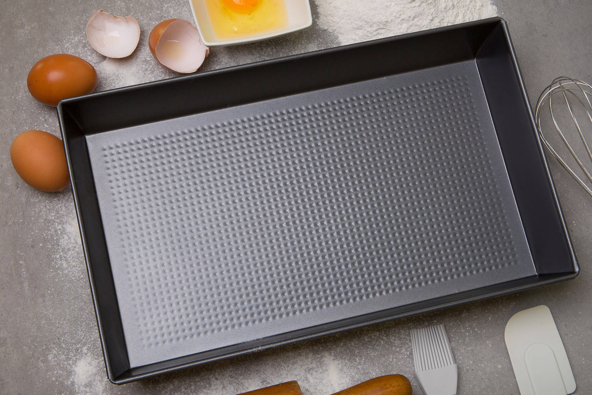 Blacha do pieczenia nieprzywieralna Nolas 40 x 24 cm