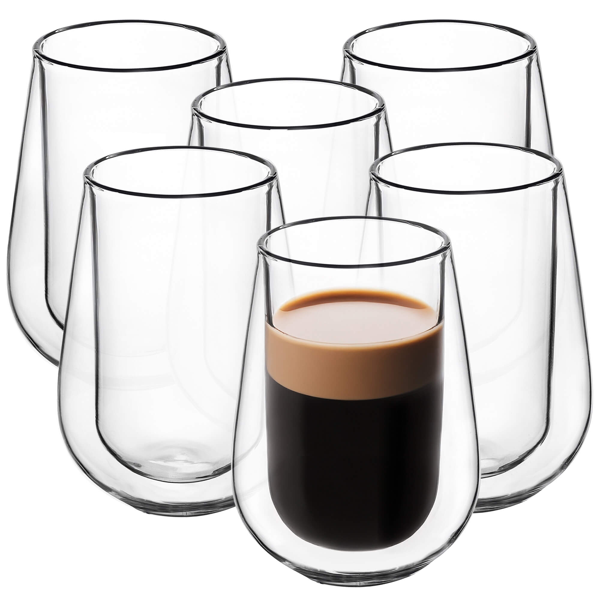 Szklanki termiczne z podwójną ścianką 280 ml 6 szt.