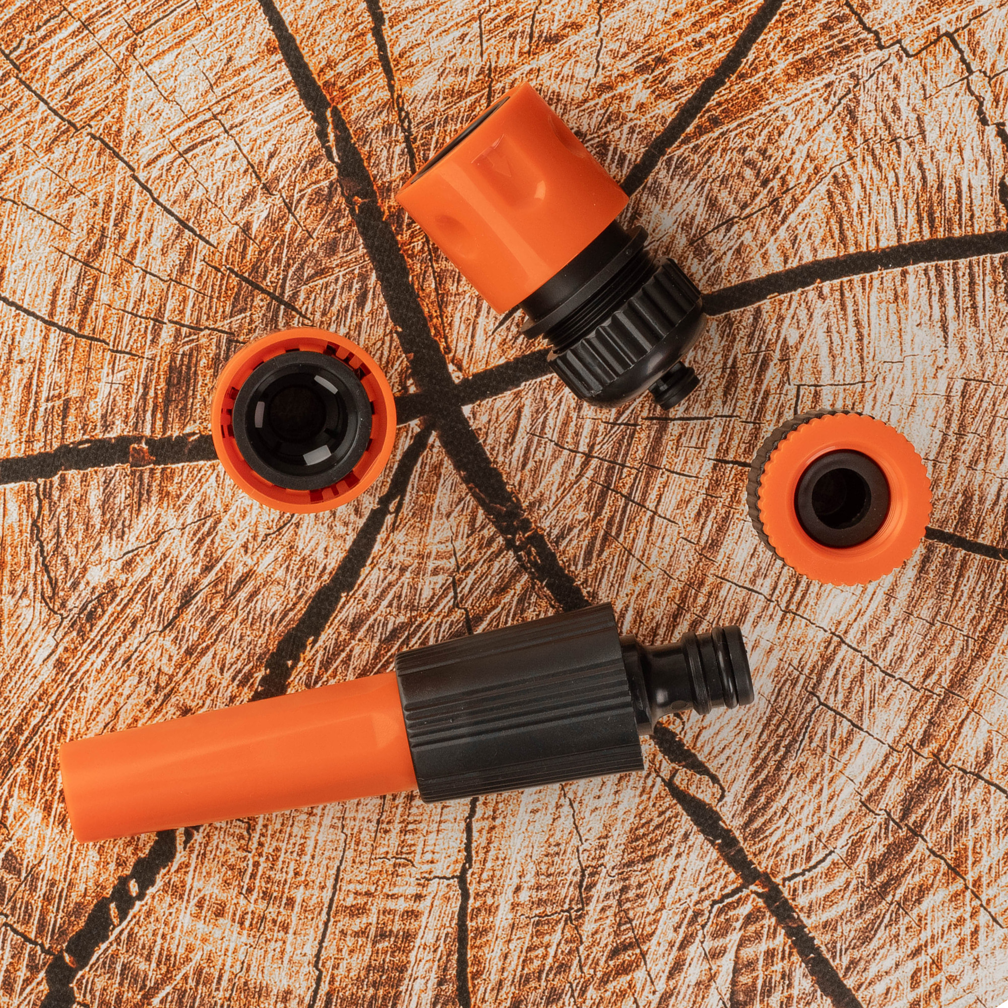 Zestaw złączek ½ cala z dyszą prostą Erm