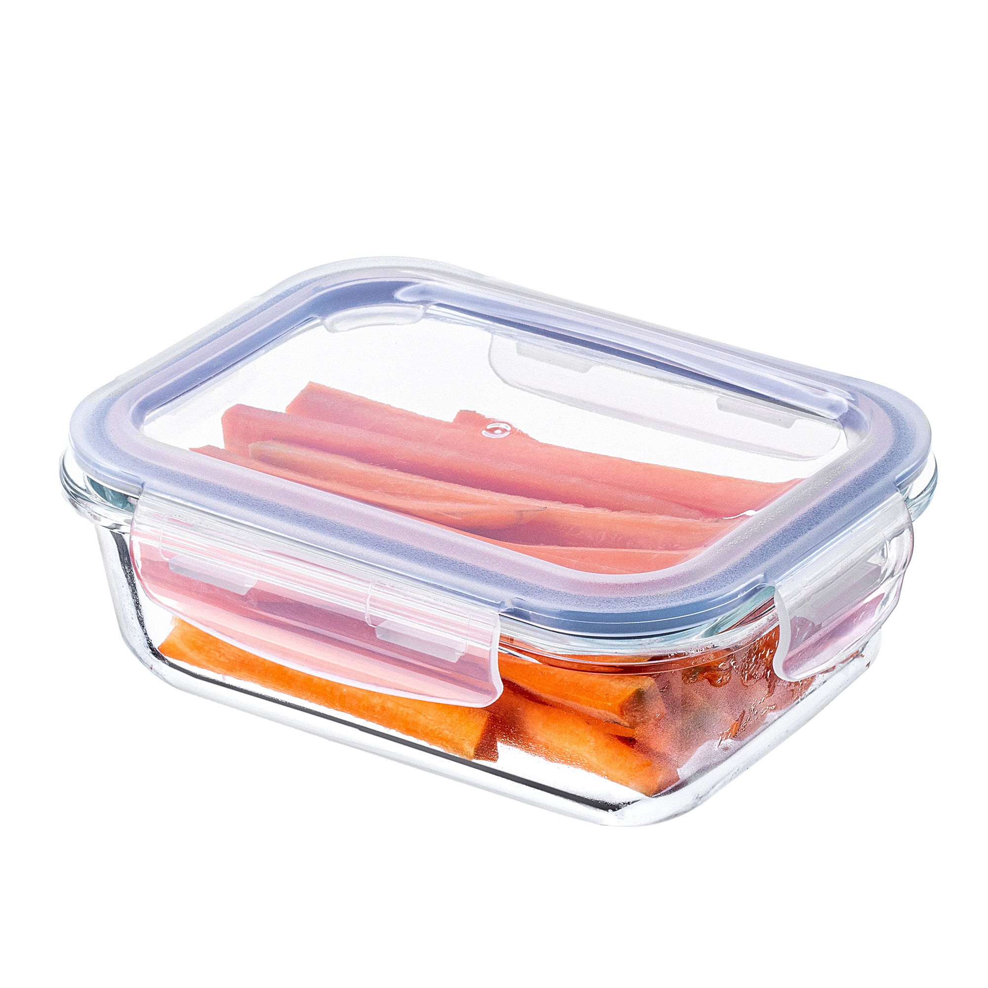 Szklany pojemnik na żywność Athie 640ml prostokątny