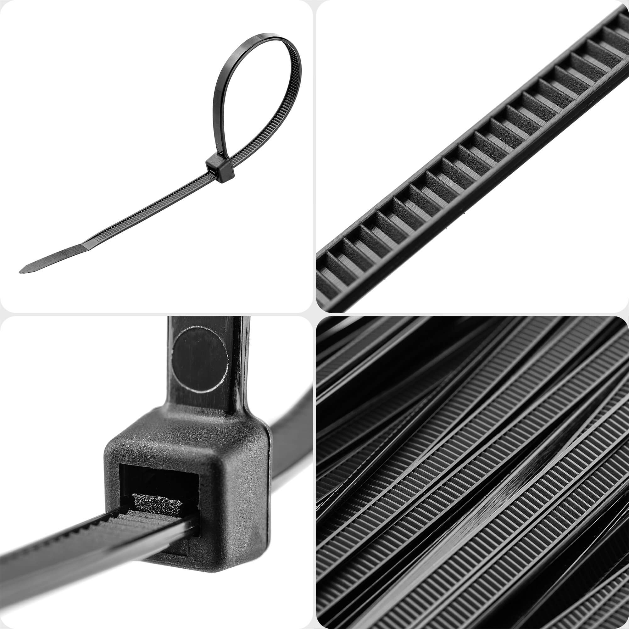 Opaski zaciskowe Maurens 250 x 2.5 mm czarne 200 szt.