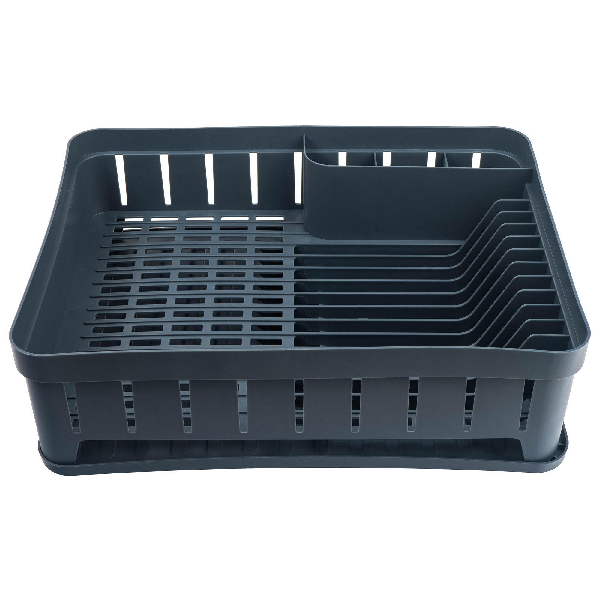 Suszarka do naczyń + mata Teppa ciemny szary