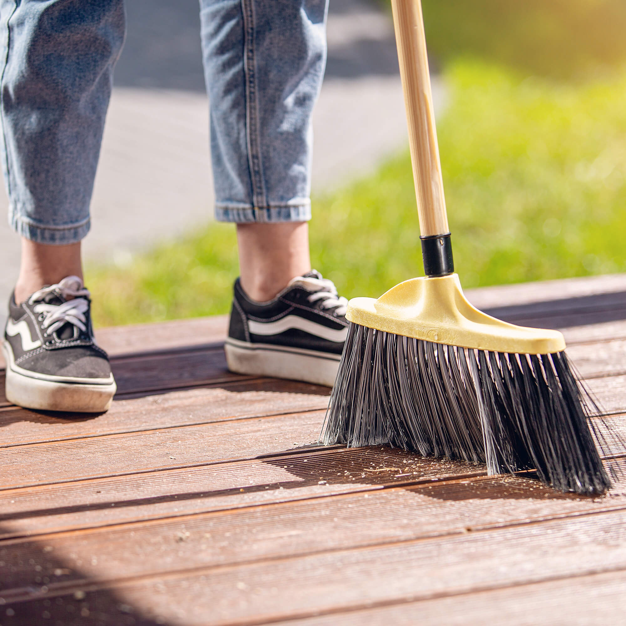 Szczotka ulicówka nylonowa Solarino 30 x 142 cm