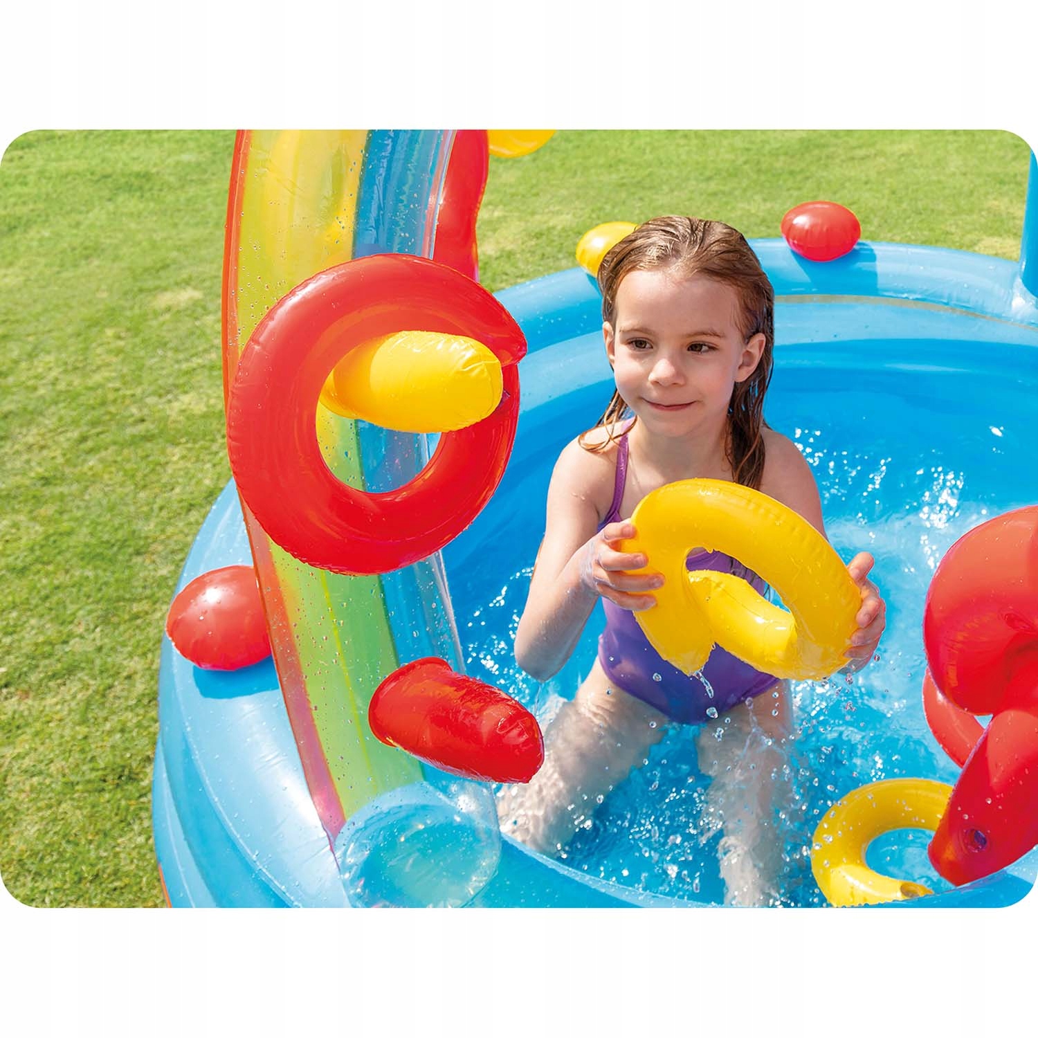 Dmuchany plac zabaw tęcza Intex 57453