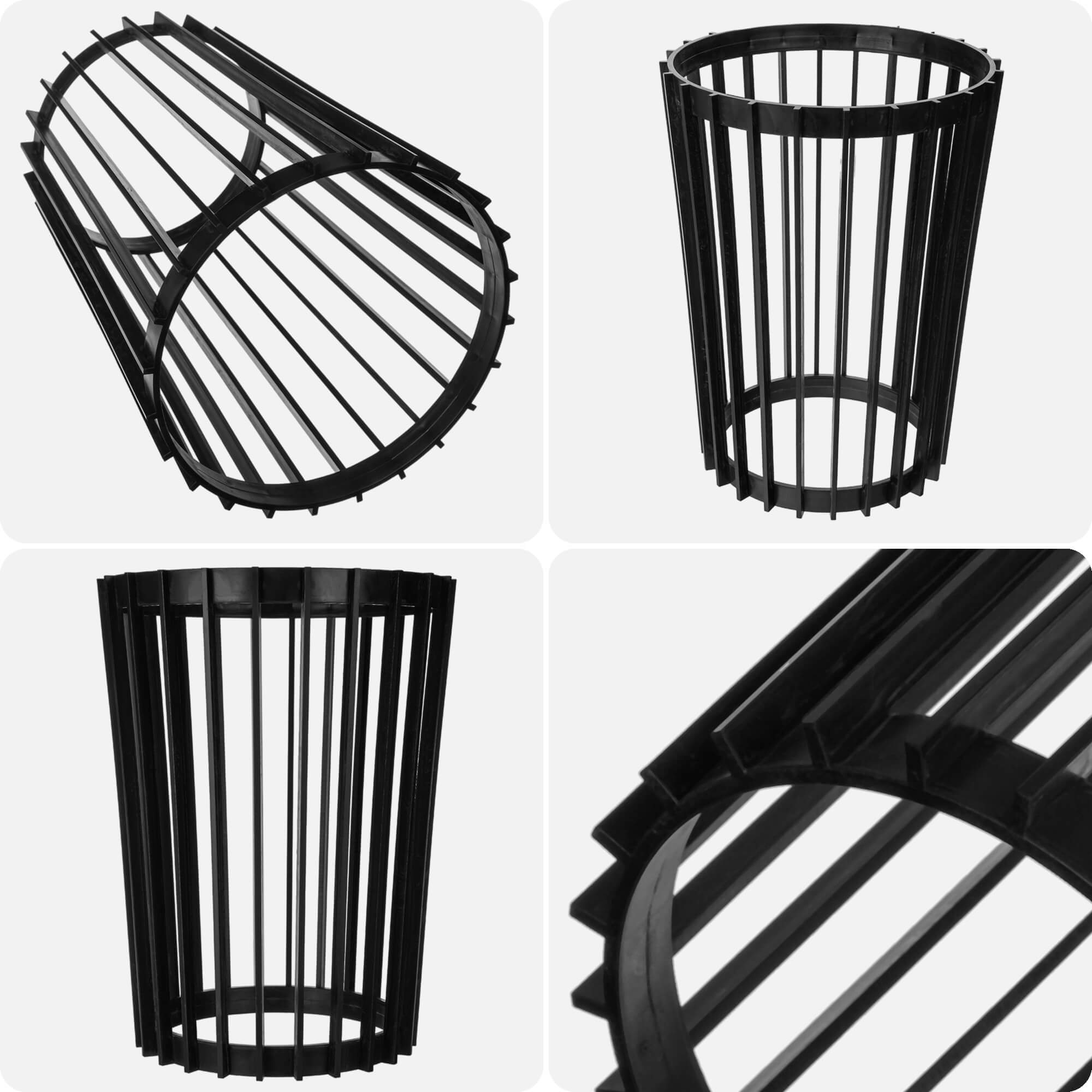 Kwietnik dwustronny Aytre 54 cm czarny