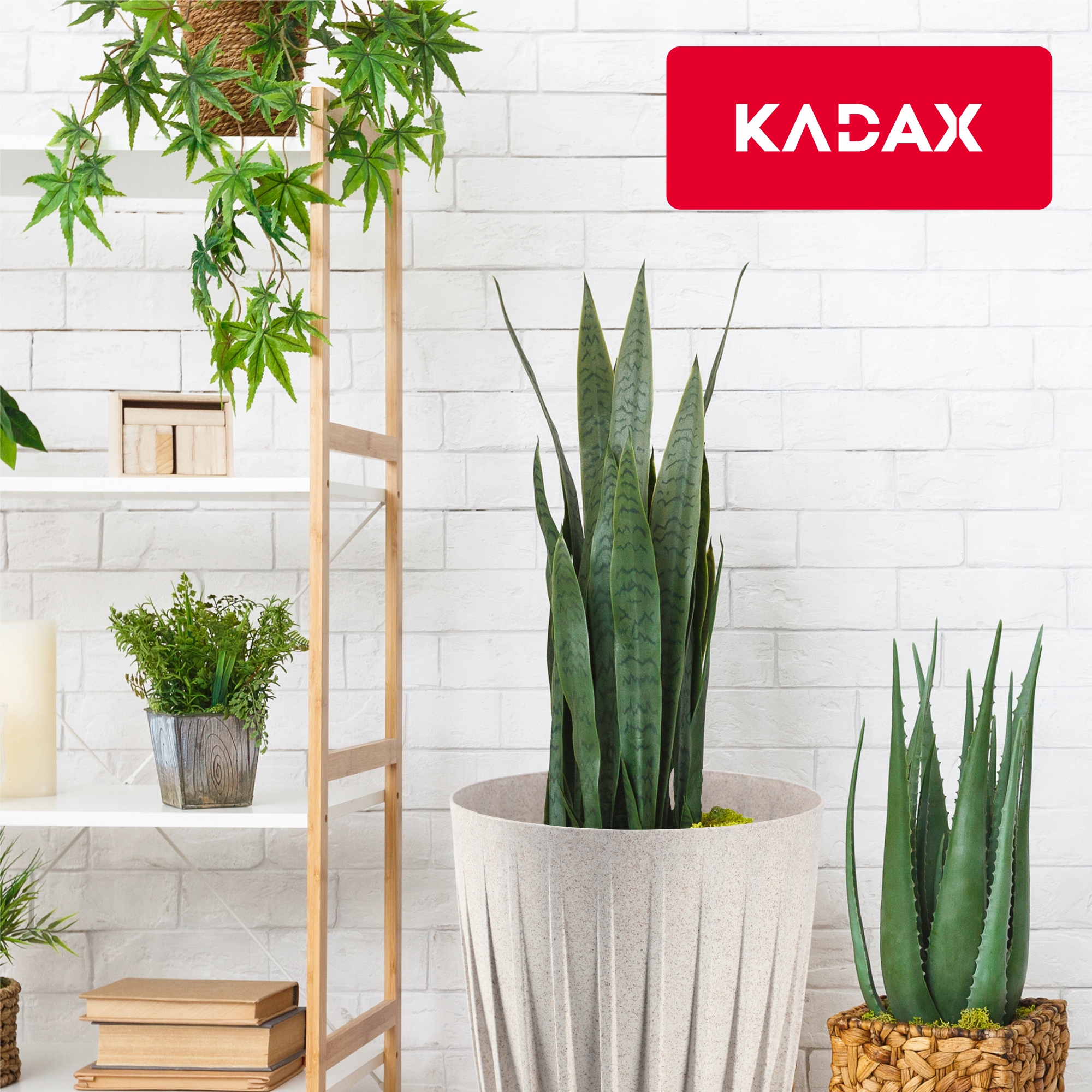 Eko doniczka z wkładem Costa 30 cm, biała