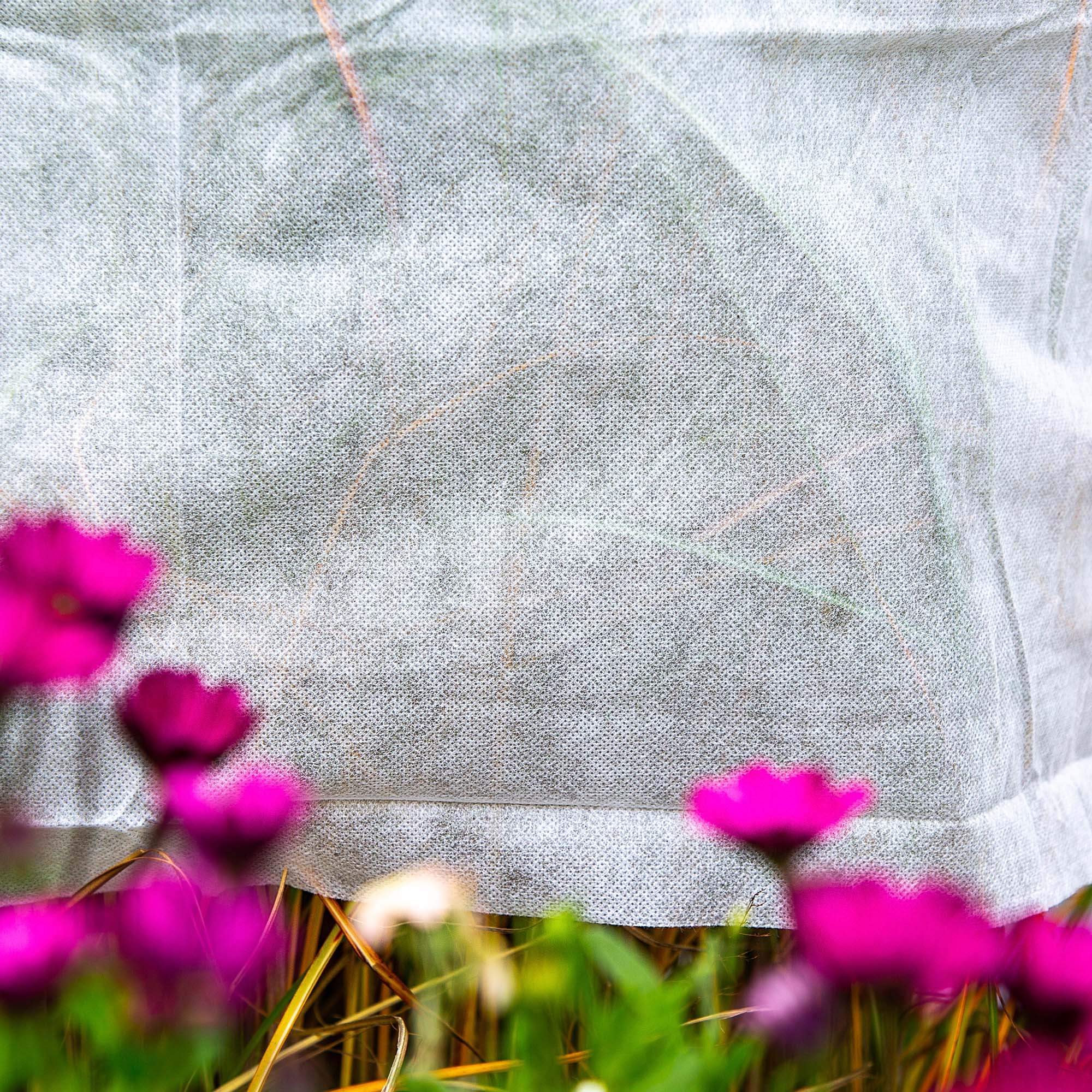 Kaptur ochronny na rośliny Vatan 1 x 1.6 m 30 g/m² biały 3 szt.