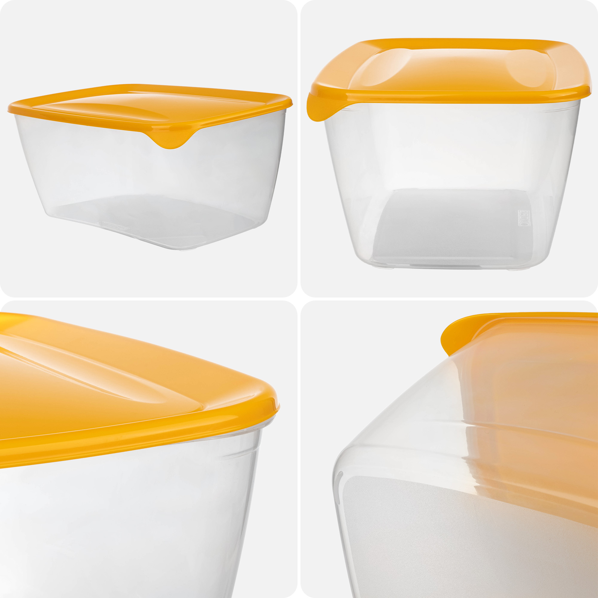 Pojemnik na żywność Curver Fresh & Go 5L, żołty