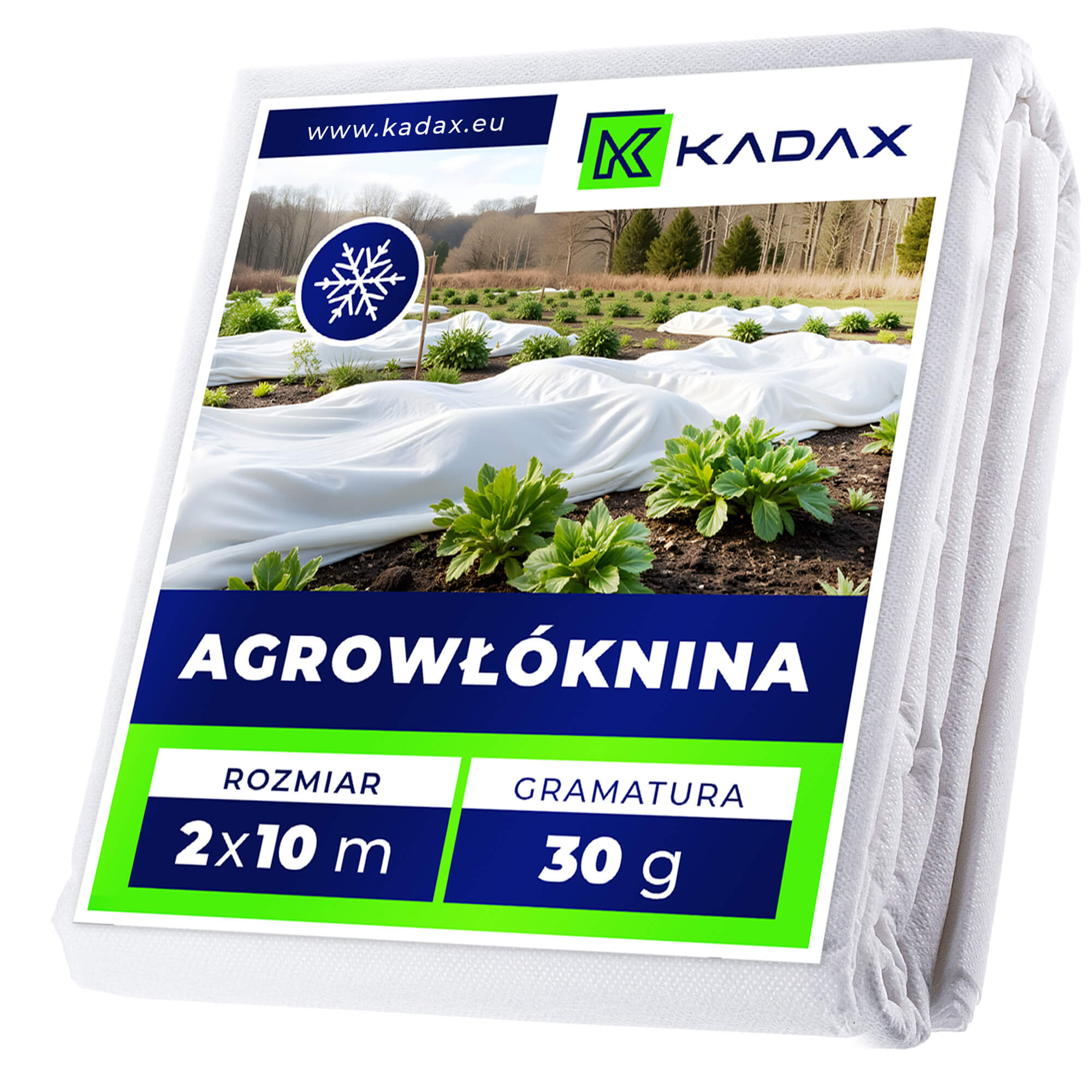 Agrowłóknina ogrodowa Cravant zimowa 2 x 10 m 30 g/m² biała