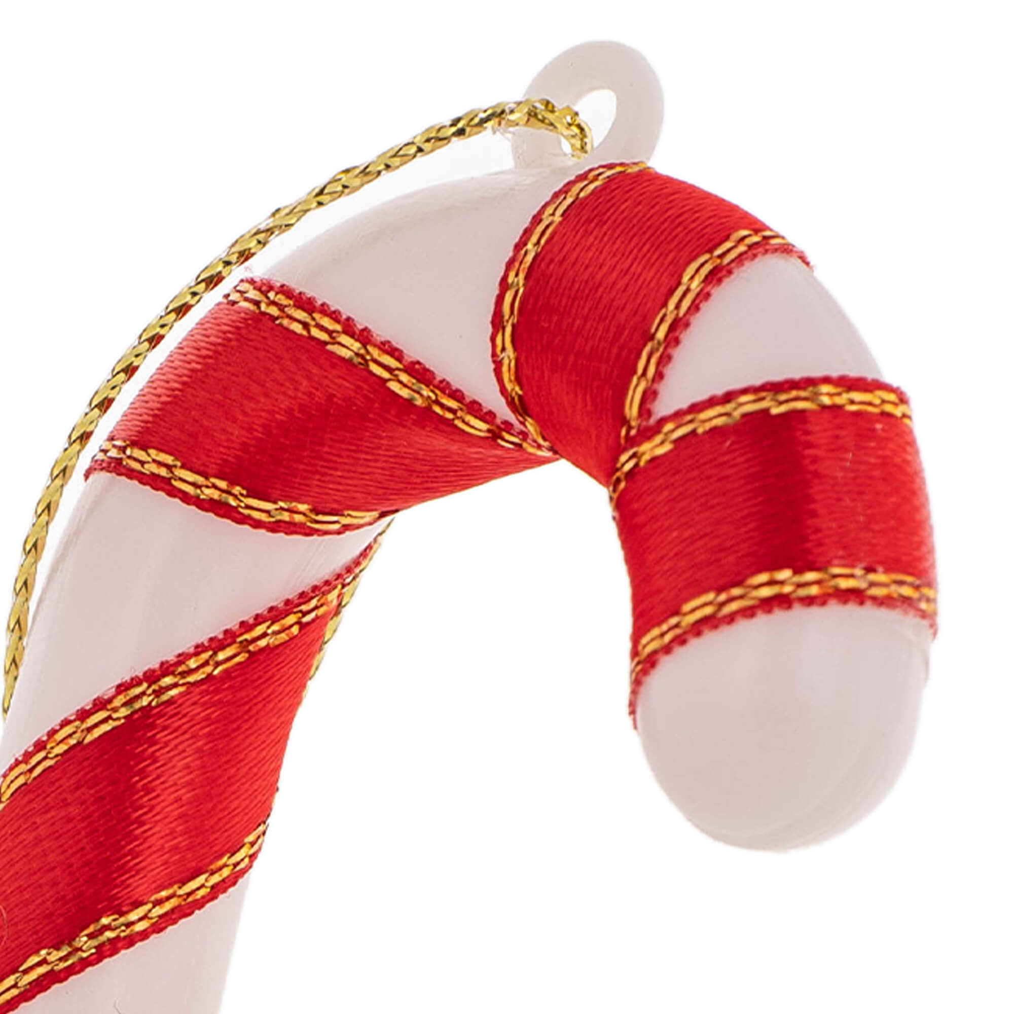 Komplet ozdób choinkowych Tulle 12szt laska cukrowa