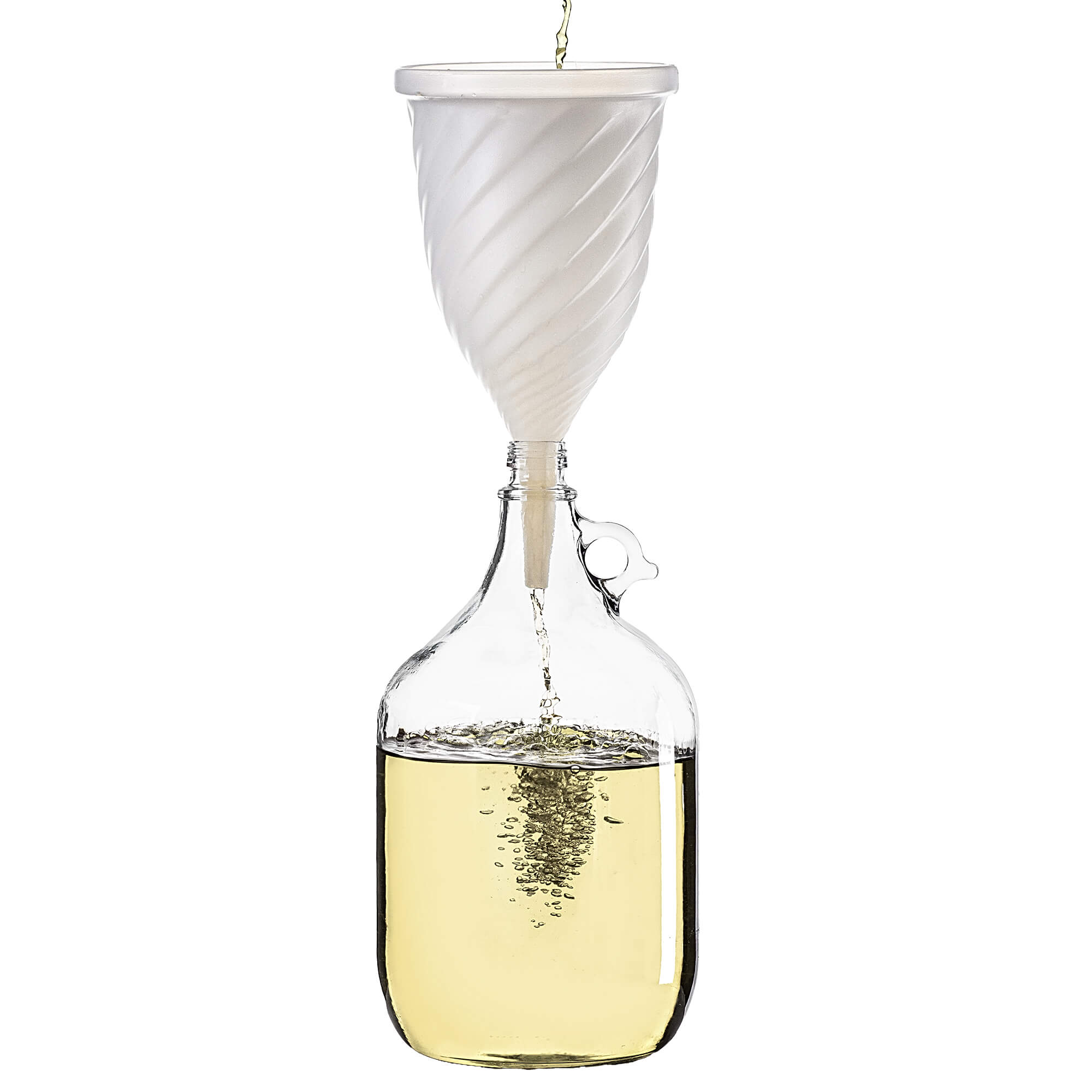 Lejek spiralny do filtracji Vinay 15.5 x 29 cm biały