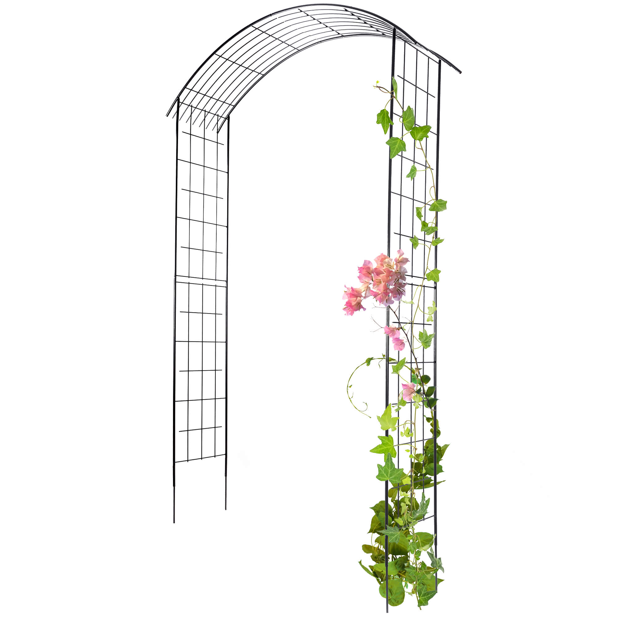 Pergola ogrodowa na kwiaty Atri 275 cm, czarna