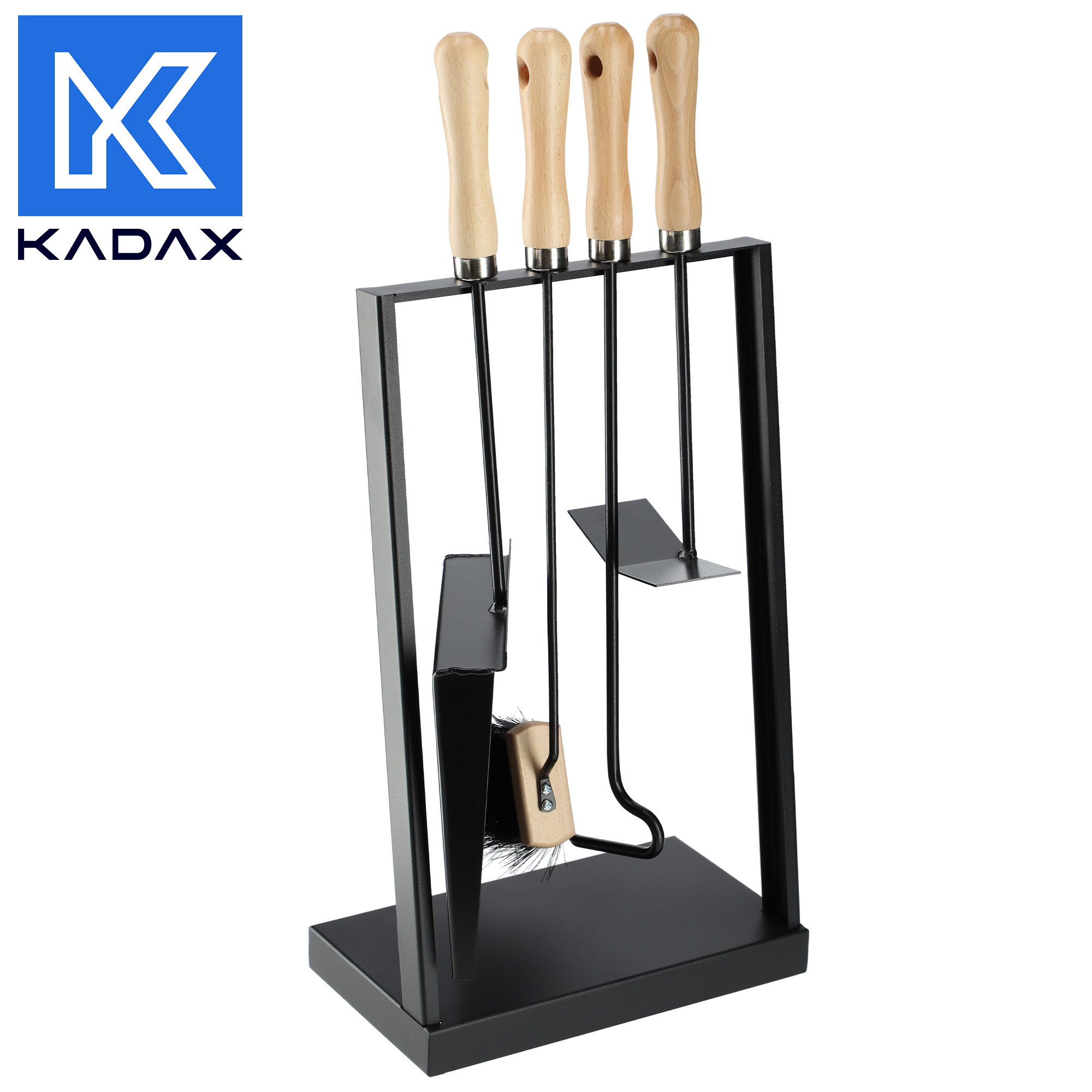 Zestaw kominkowy Stea 5 elementów czarny