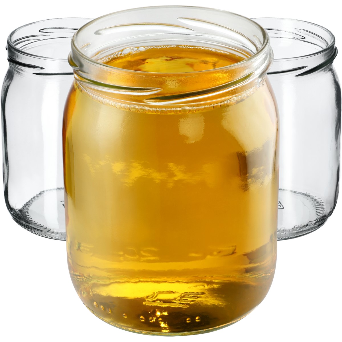 Szklane słoiki Senna 540ml 24szt 82mm bez wieczka