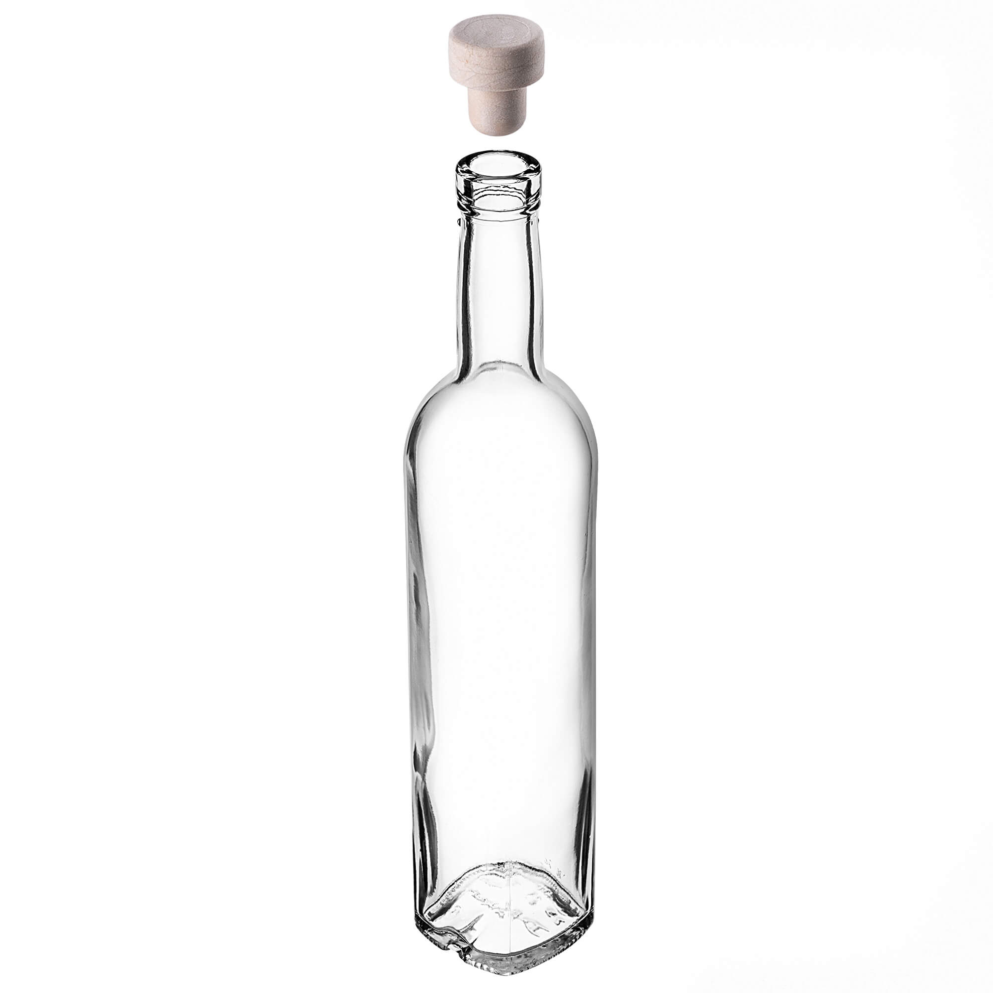 Butelka z korkiem Lataro 0,5L z korkiem fi19, 2 szt.
