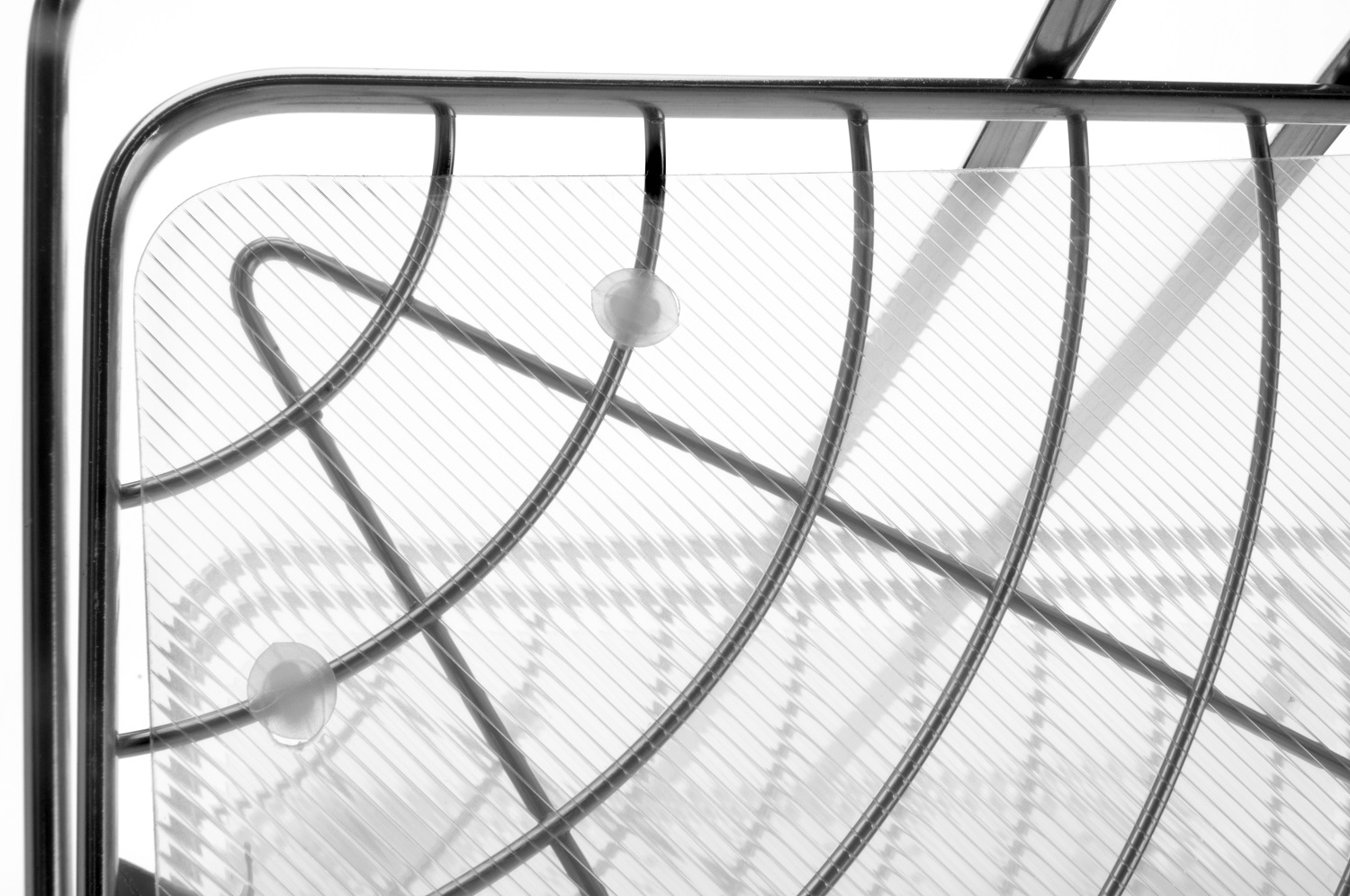 Półka łazienkowa narożna Kobuk 1-poziomowa srebrna