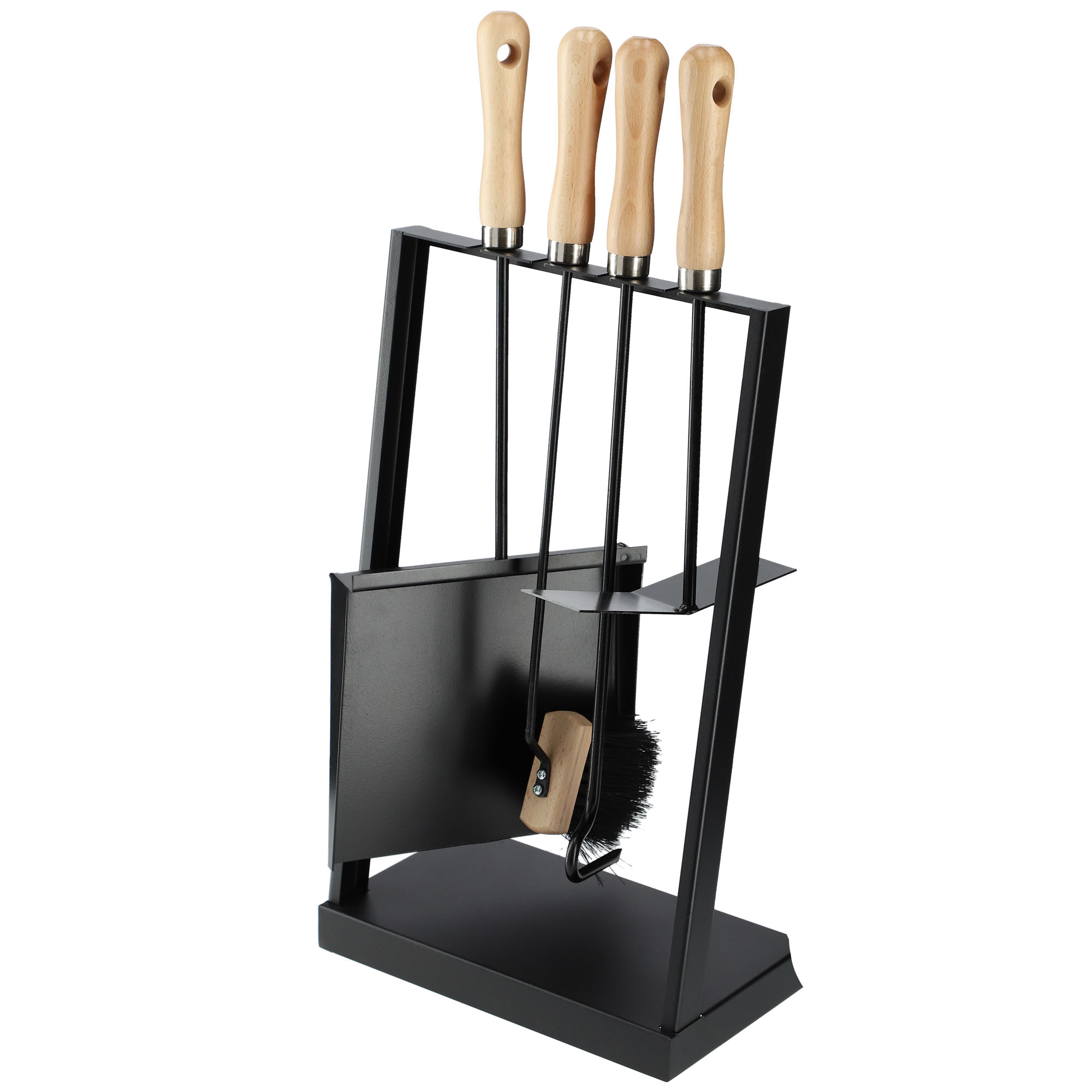 Zestaw kominkowy Stea 5 elementów czarny