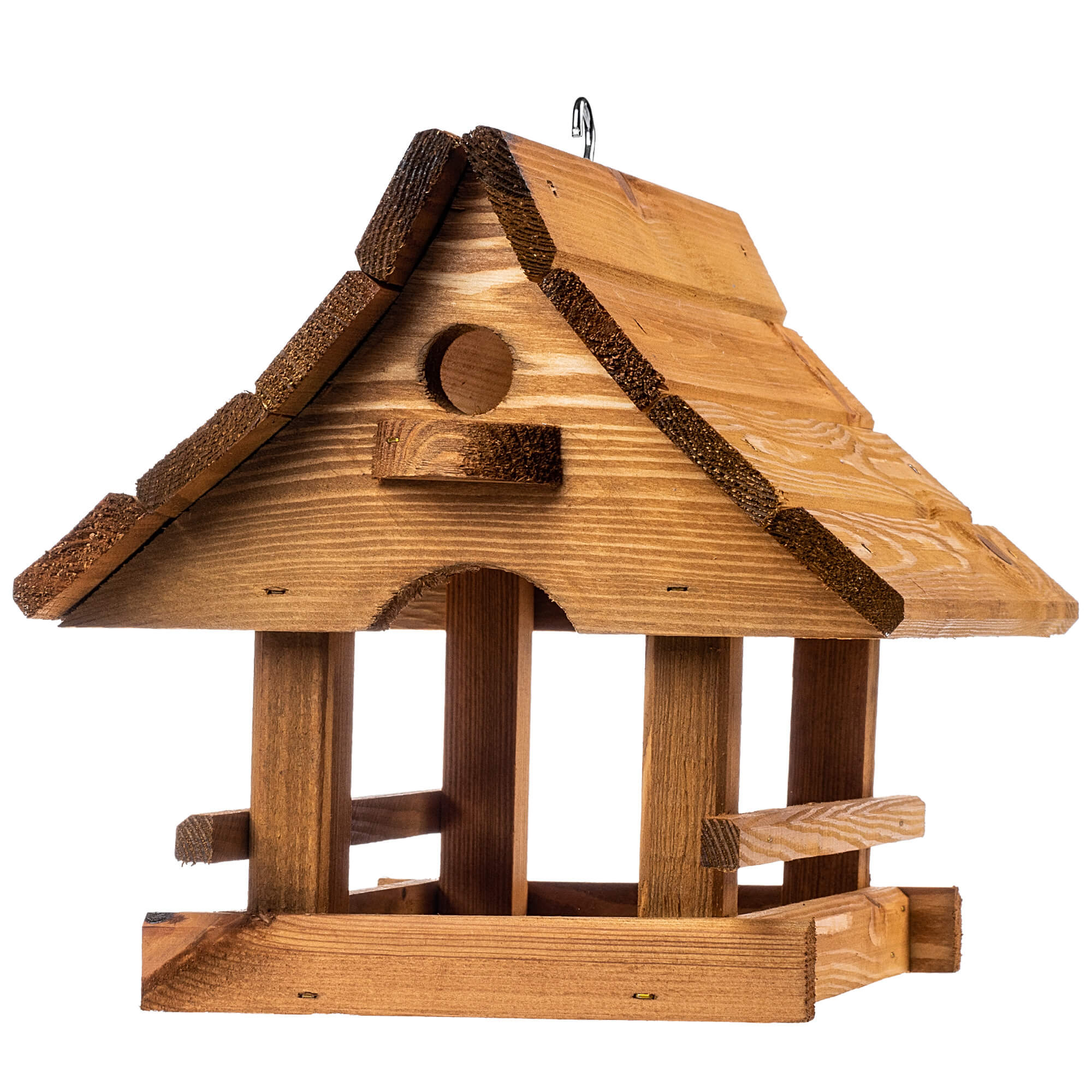 Karmnik dla ptaków Arbis domek 30 x 25 cm naturalny
