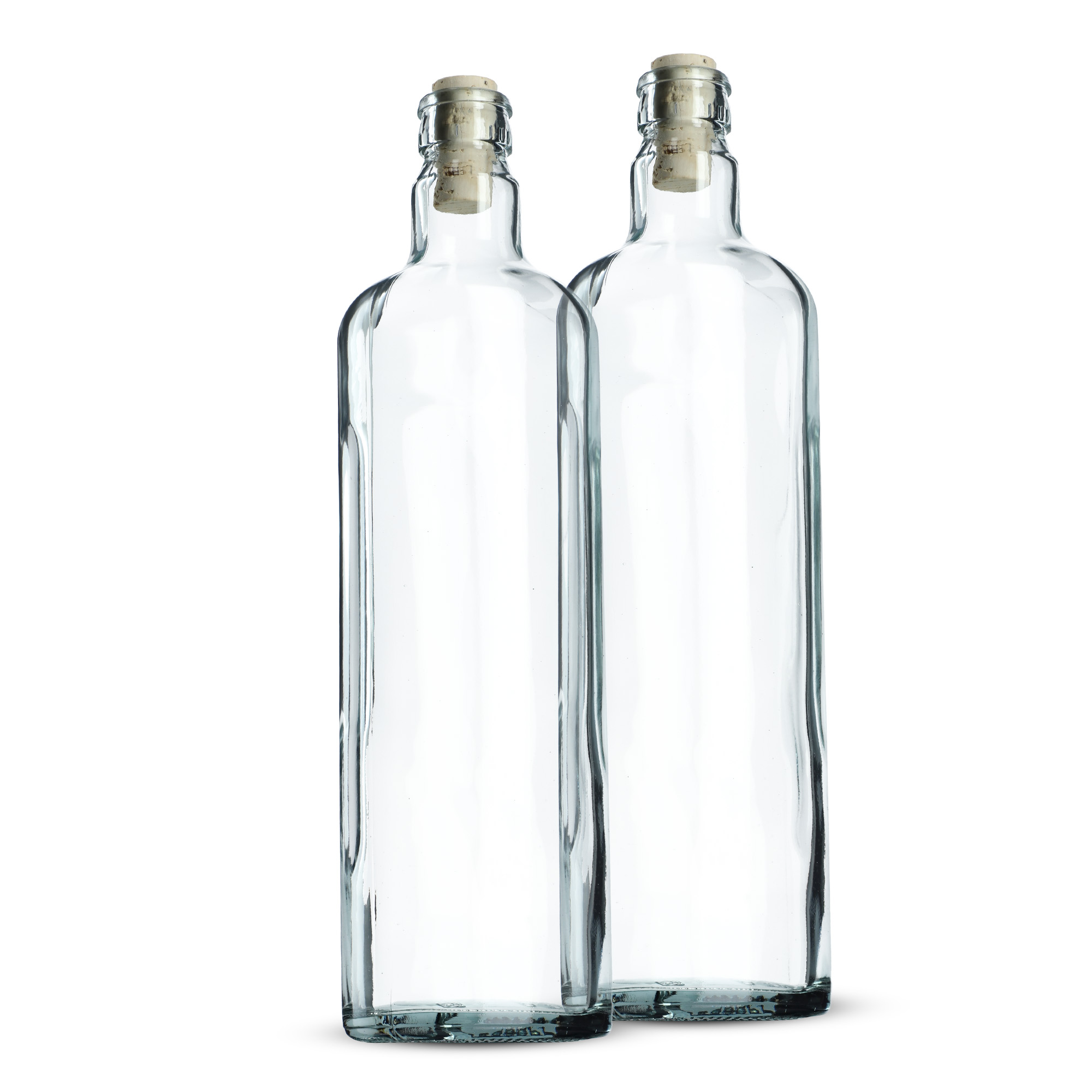 Butelka z korkiem Rotzo 0,7L z korkiem fi21, 2 szt.