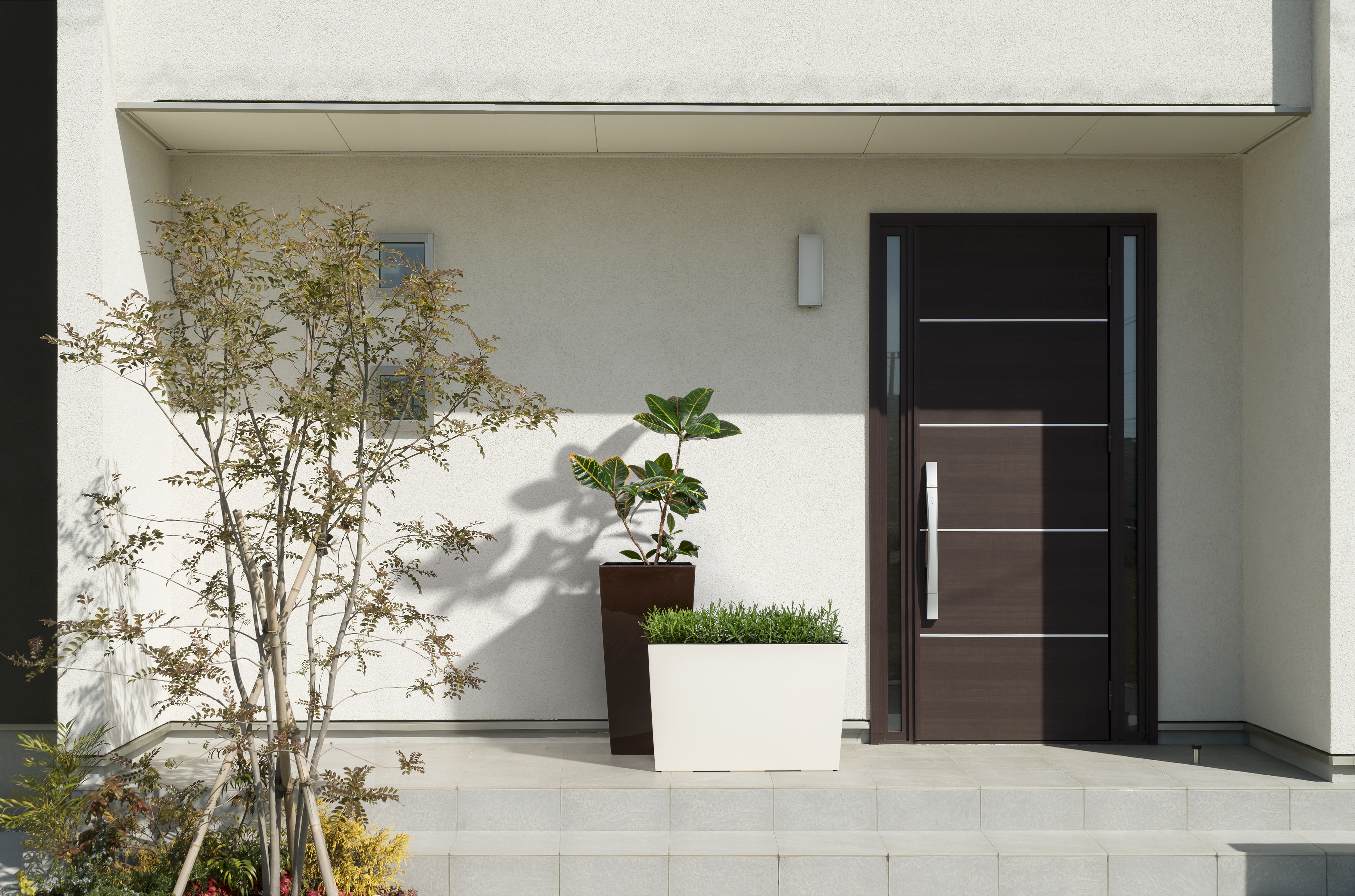 Donica ogrodowa Sorbo 56 x 19 cm, kremowa