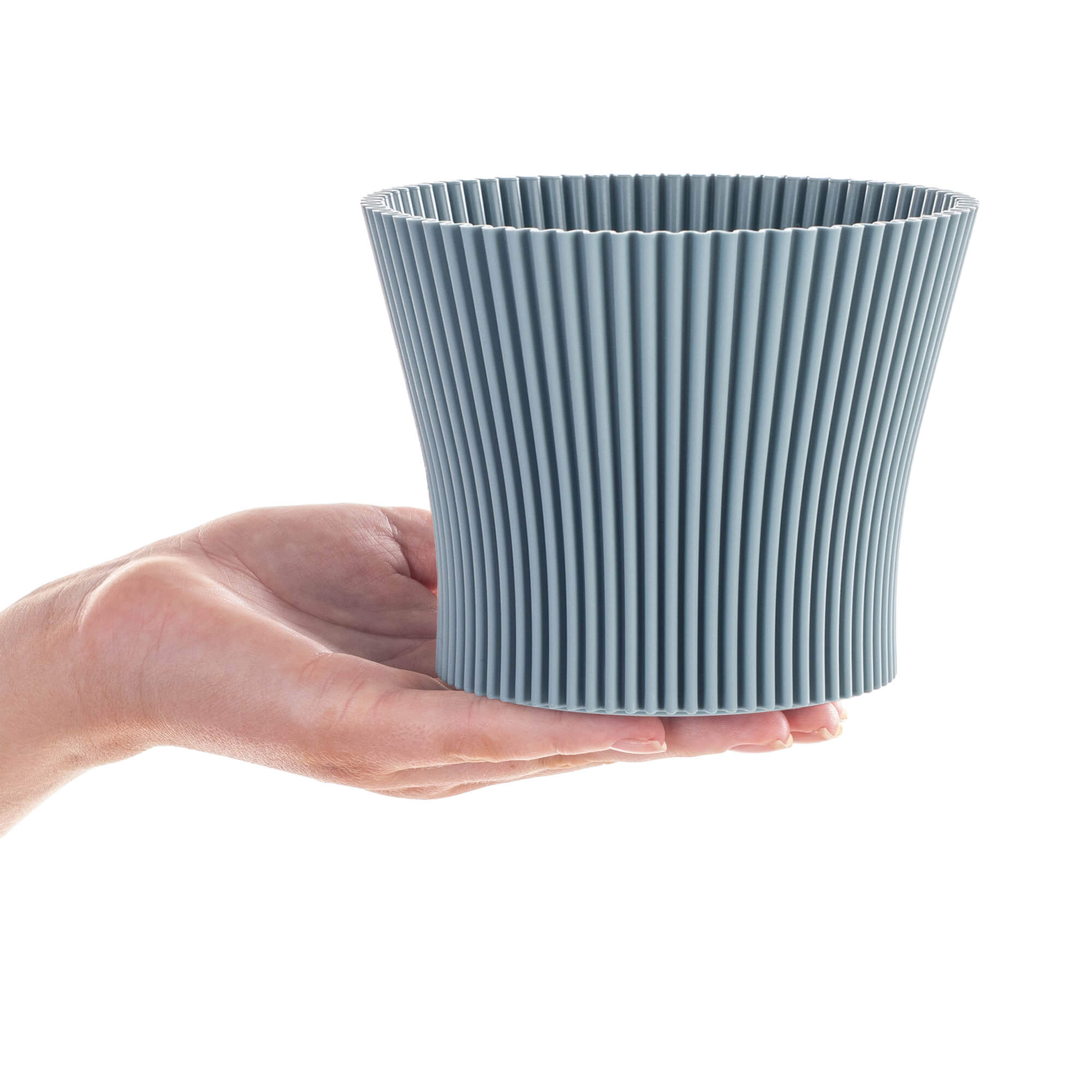 Doniczka na kwiaty Estrela 17cm błękitny