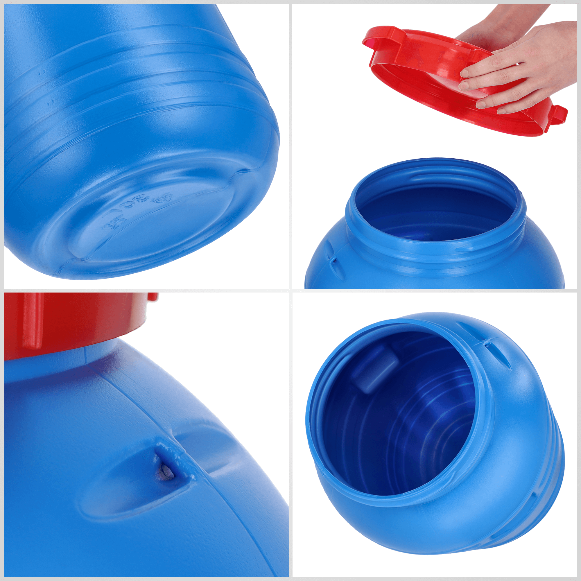 Plastikowa beczka do kiszenia 30L, niebieska
