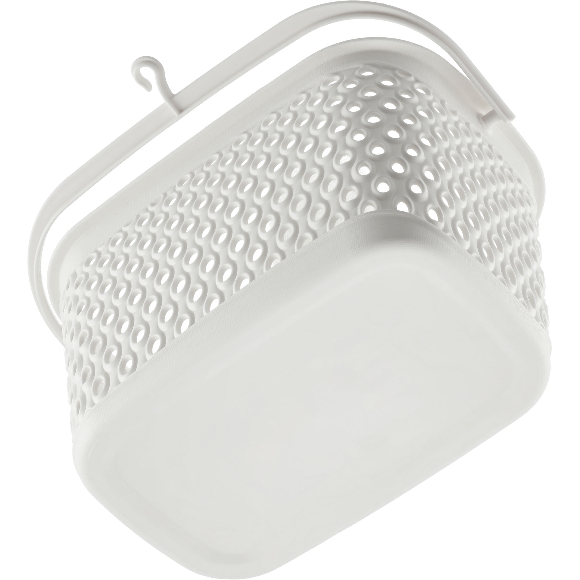 Koszyk na klamerki Jaca biały