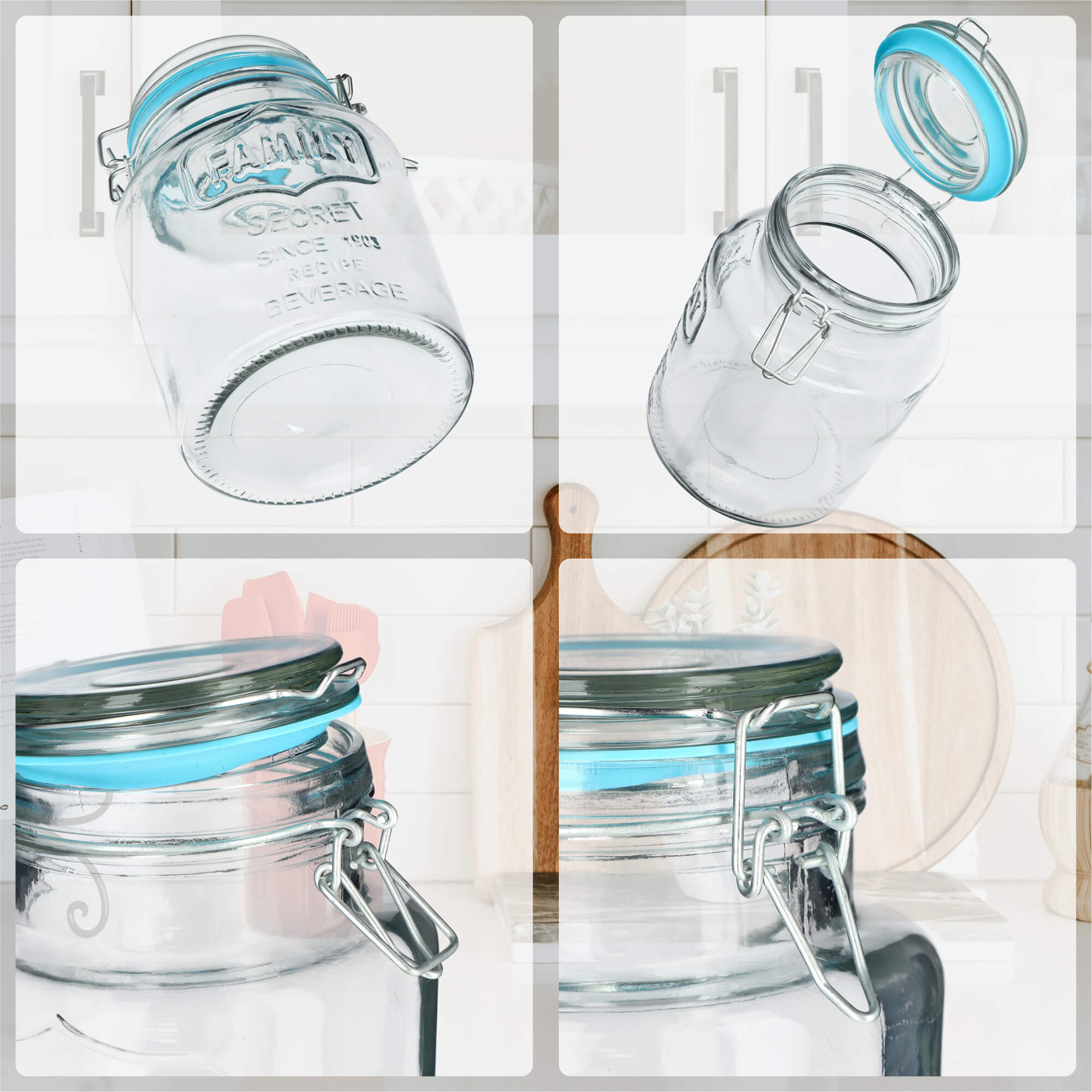 Słoik hermetyczny z klipsem Elim 1.5L