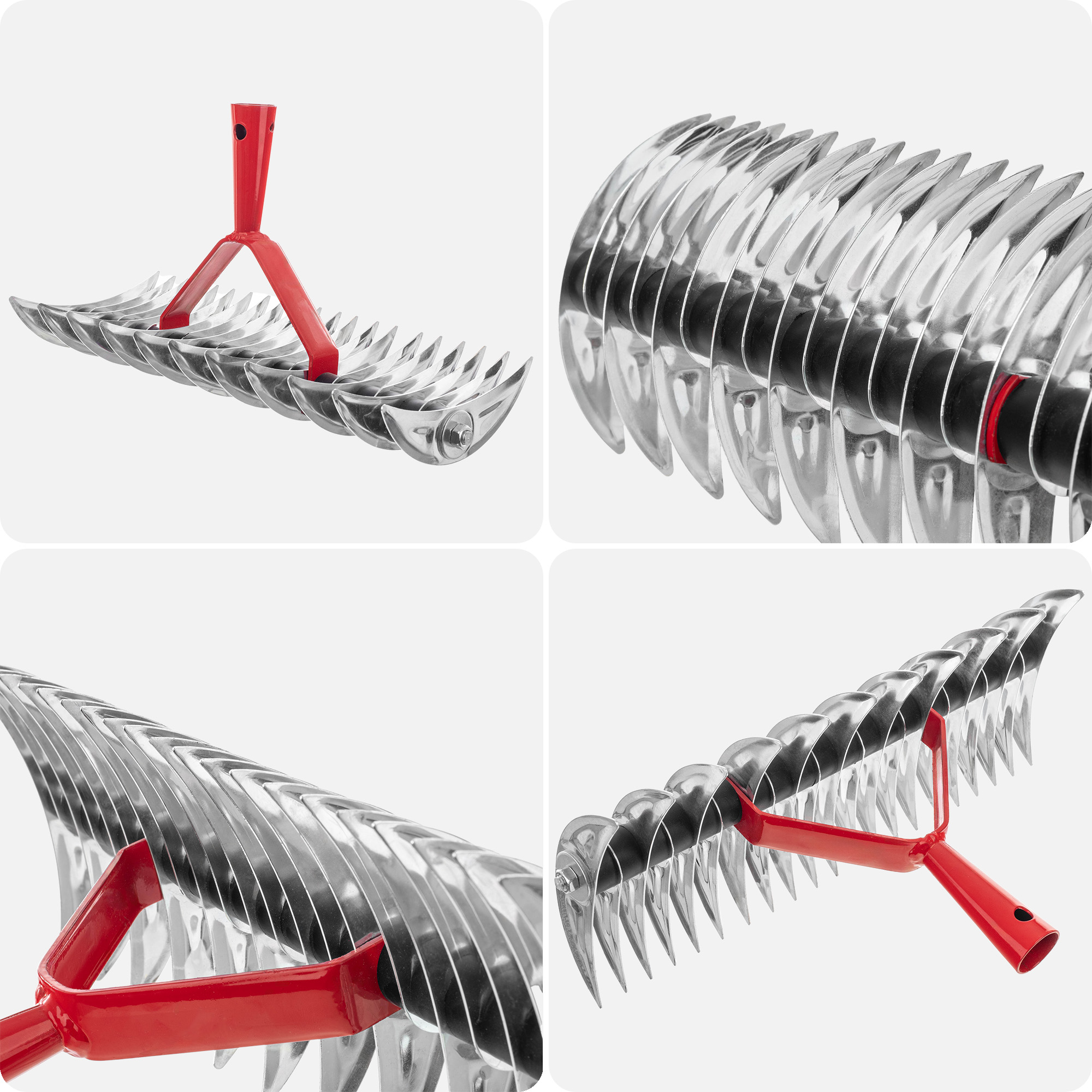 Aerator dwustronny Strand 36 x 14 cm, srebrny